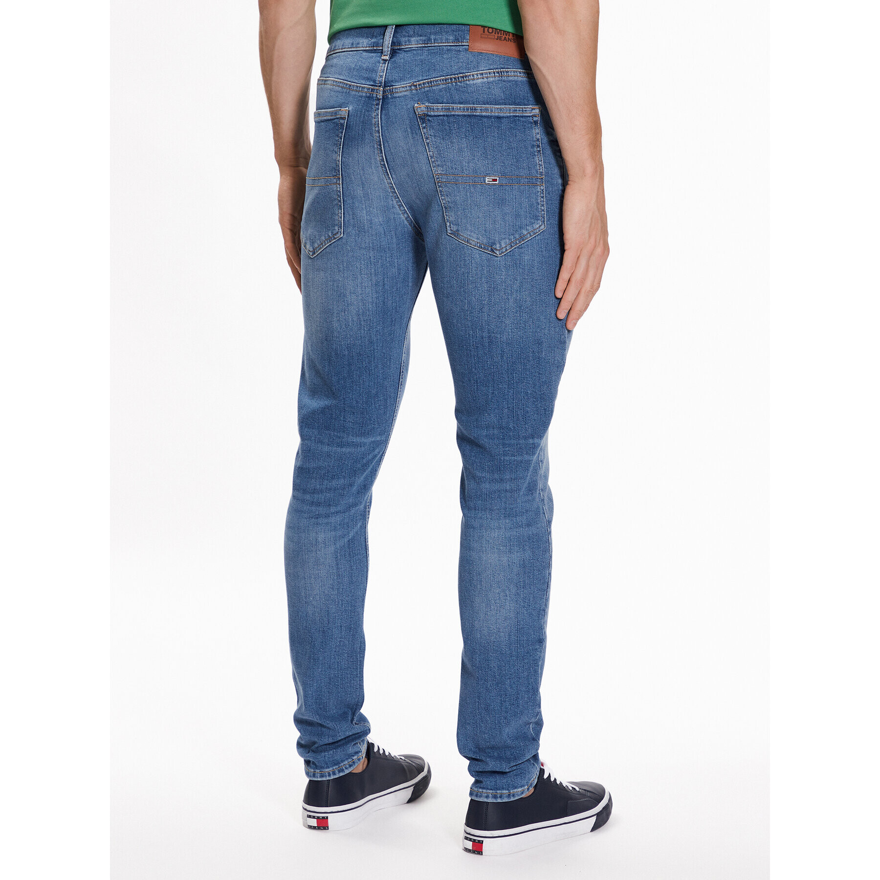 Tommy Jeans Jeansy Simon DM0DM16046 Modrá Skinny Fit - Pepit.cz