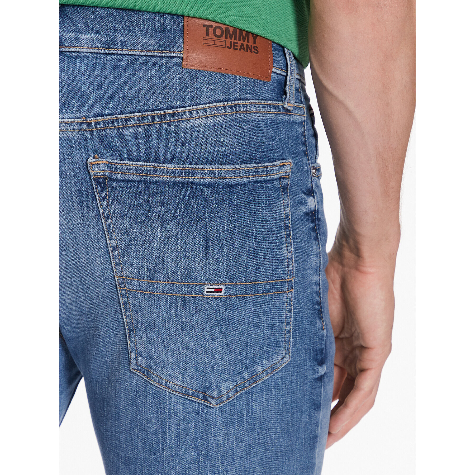 Tommy Jeans Jeansy Simon DM0DM16046 Modrá Skinny Fit - Pepit.cz