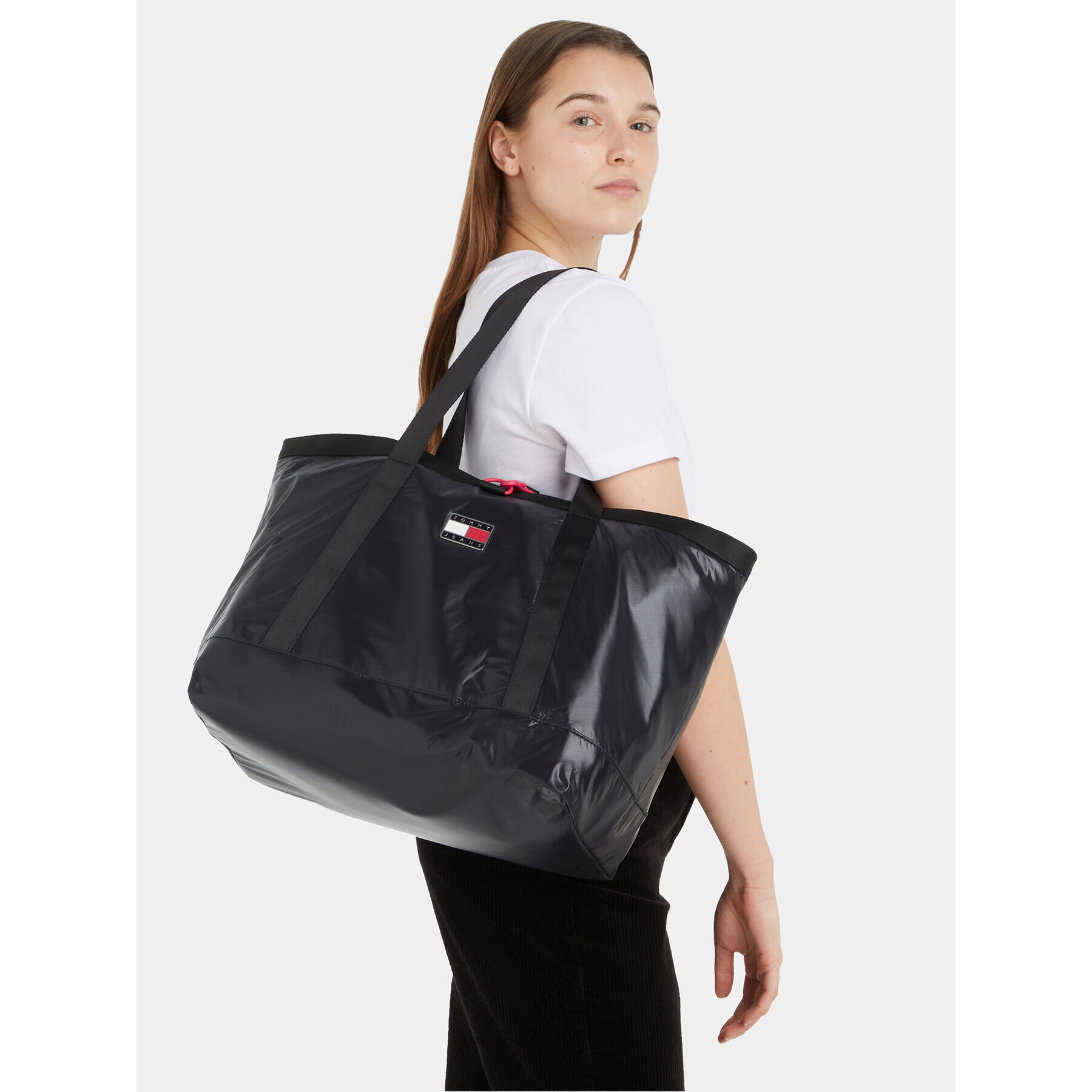 Tommy Jeans Kabelka Tjw Black Ink Tote AW0AW15402 Černá - Pepit.cz