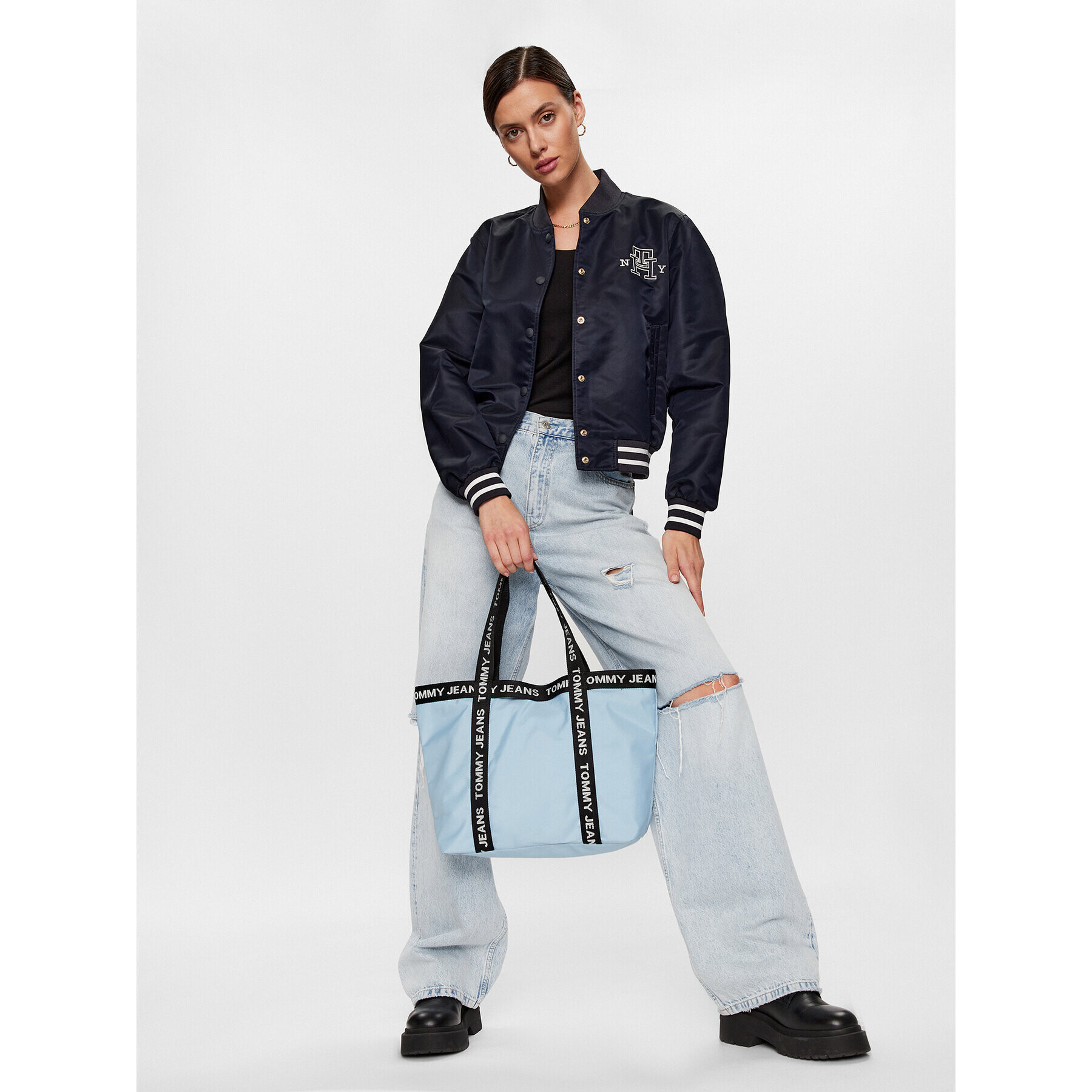 Tommy Jeans Kabelka Tjw Essential Tote AW0AW14953 Modrá - Pepit.cz