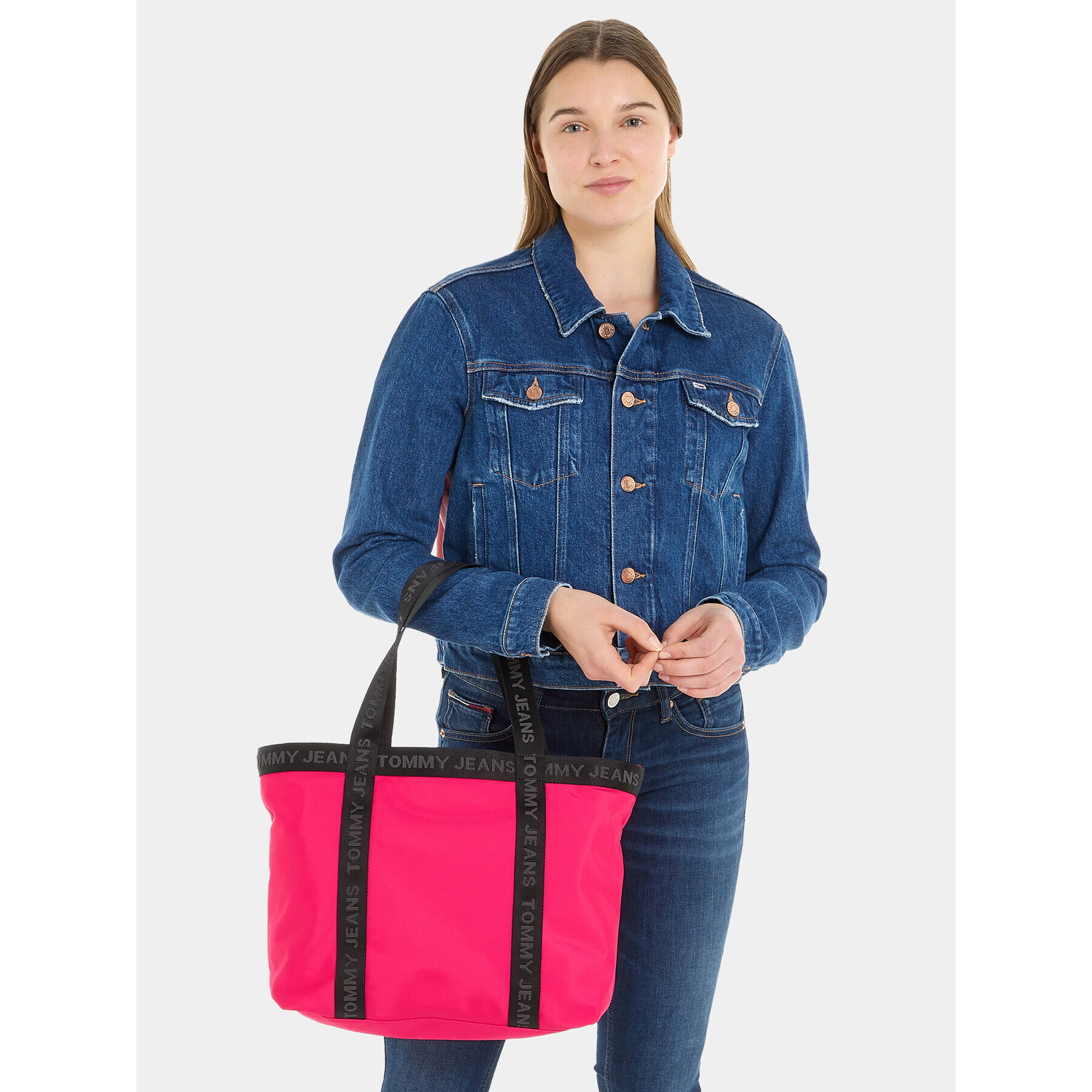 Tommy Jeans Kabelka Tjw Essentials Tote AW0AW15414 Růžová - Pepit.cz