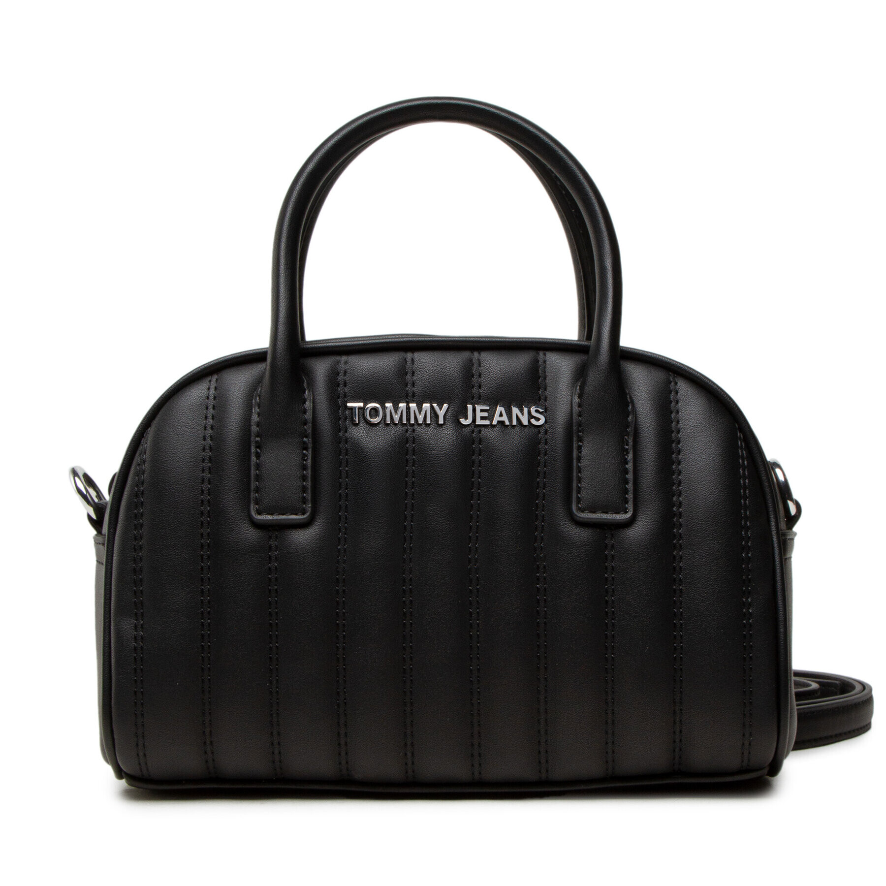 Tommy Jeans Kabelka Tjw Femme Pu Satchel Quilt AW0AW11786 Černá - Pepit.cz