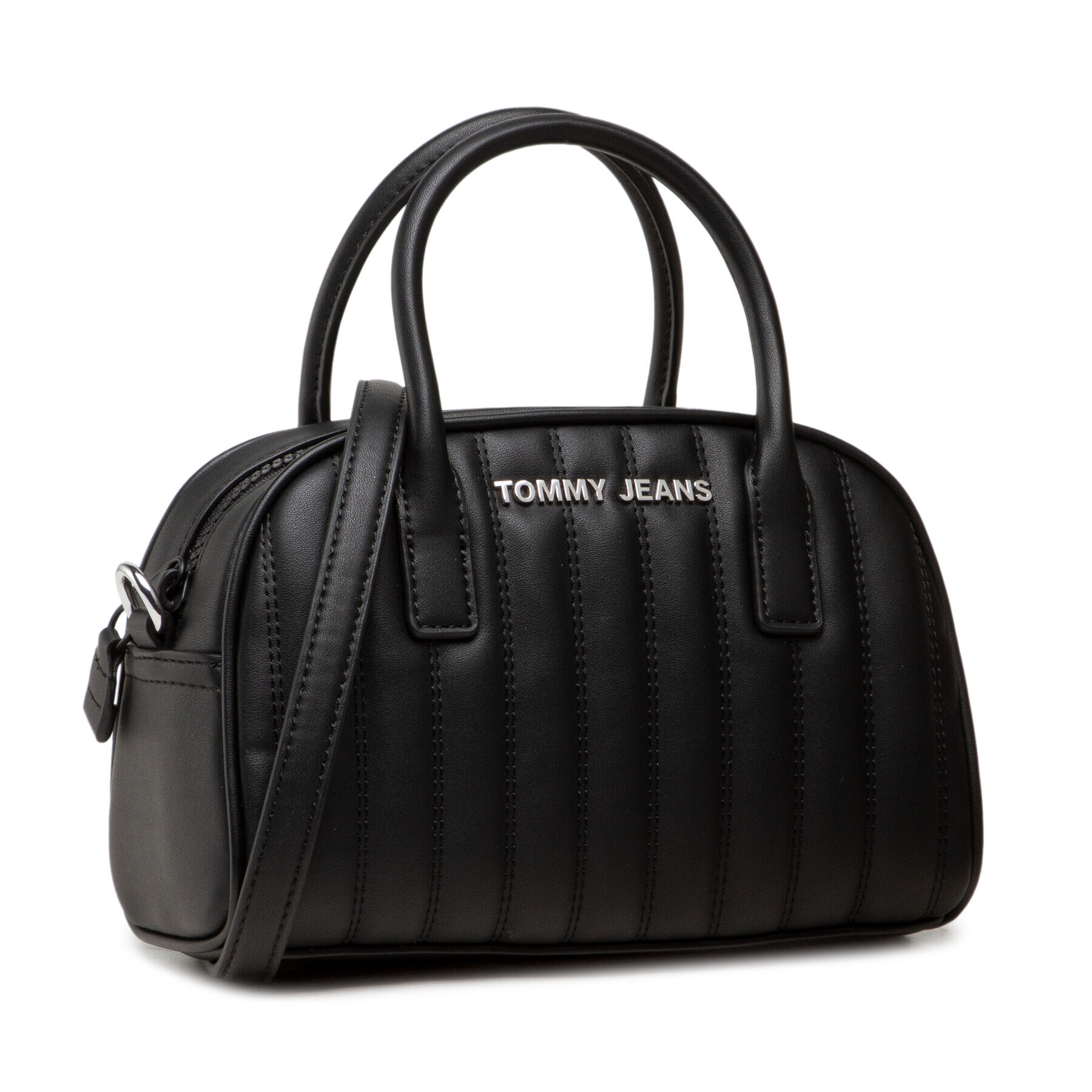 Tommy Jeans Kabelka Tjw Femme Pu Satchel Quilt AW0AW11786 Černá - Pepit.cz