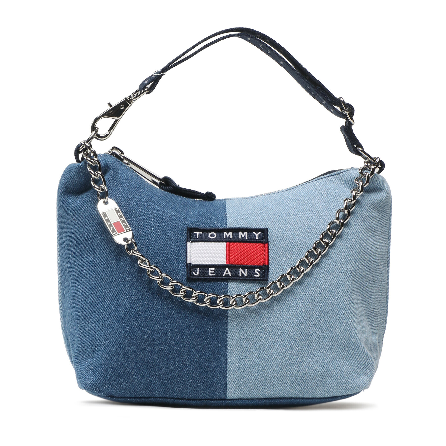 Tommy Jeans Kabelka Tjw Heritage Shoulder Bag Denim AW0AWI4822 Tmavomodrá - Pepit.cz