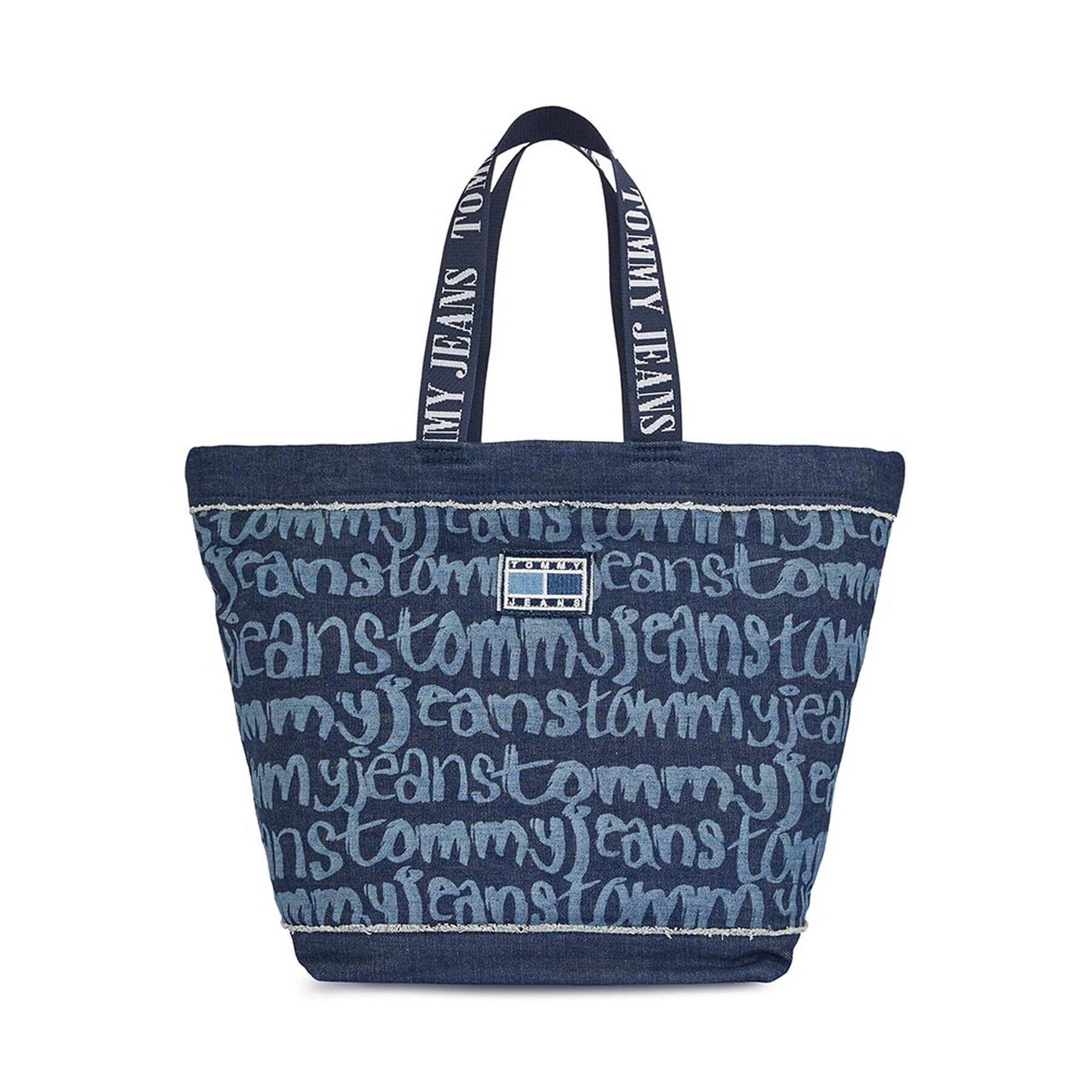 Tommy Jeans Kabelka Tjw Heritage Tote Denim AW0AW14973 Modrá - Pepit.cz