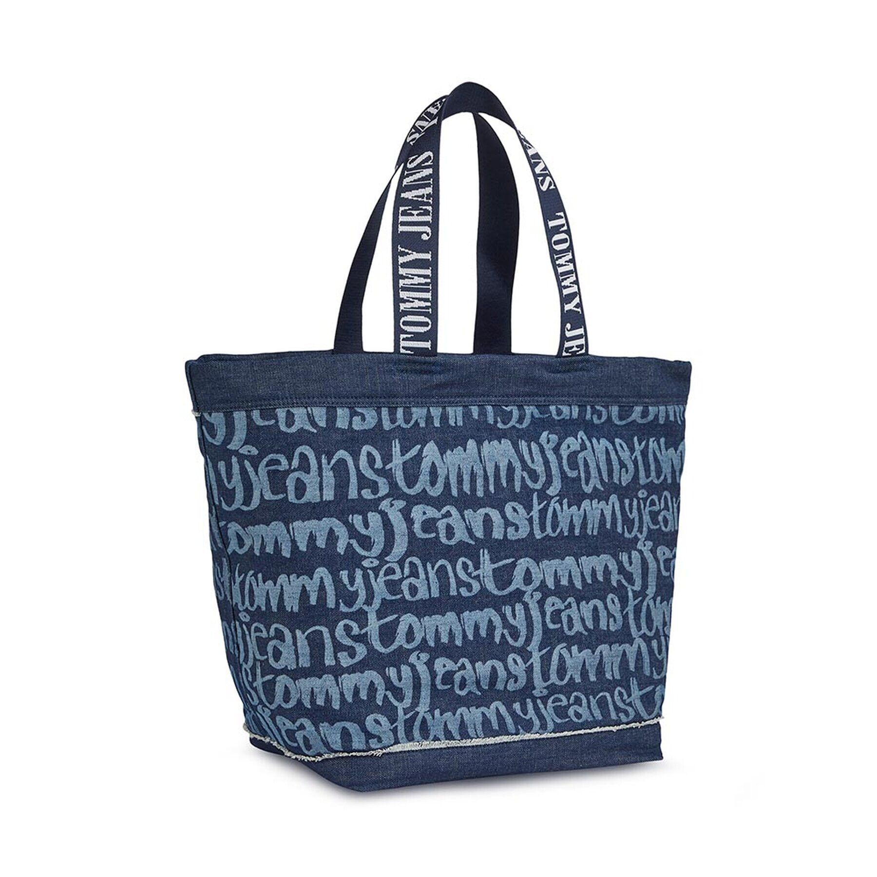 Tommy Jeans Kabelka Tjw Heritage Tote Denim AW0AW14973 Modrá - Pepit.cz