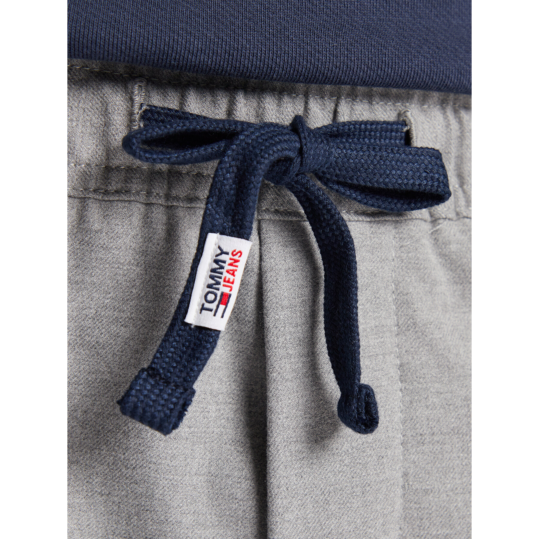 Tommy Jeans Kalhoty z materiálu Ethan DM0DM14481 Šedá Relaxed Fit - Pepit.cz