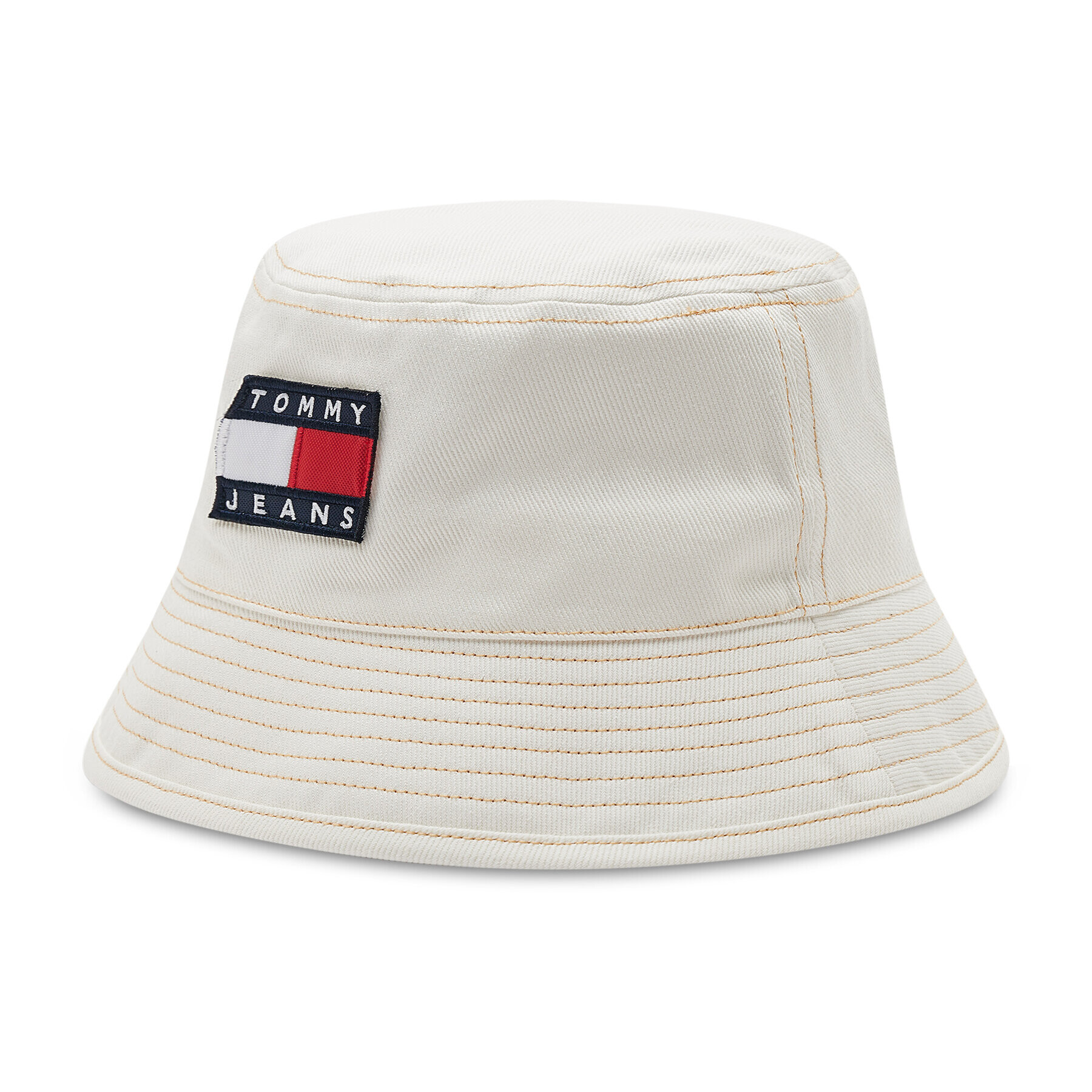 Tommy Jeans Klobouk Denim Bucket AM0AM09584 Béžová - Pepit.cz