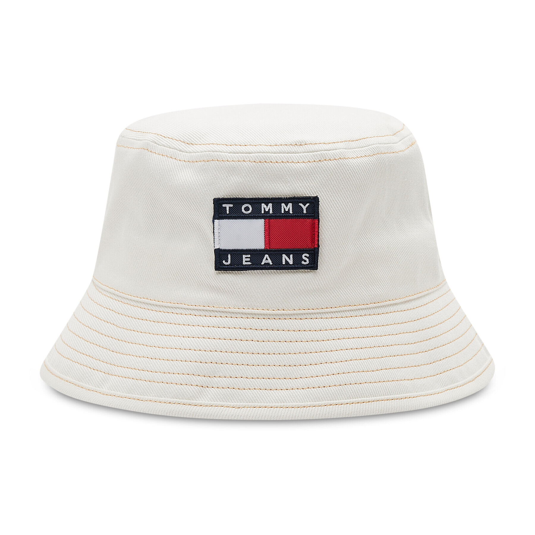 Tommy Jeans Klobouk Denim Bucket AM0AM09584 Béžová - Pepit.cz