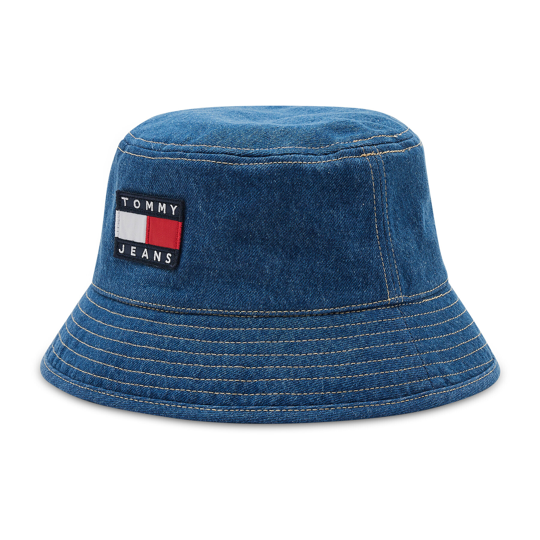 Tommy Jeans Klobouk Denim Bucket AM0AM09584 Modrá - Pepit.cz