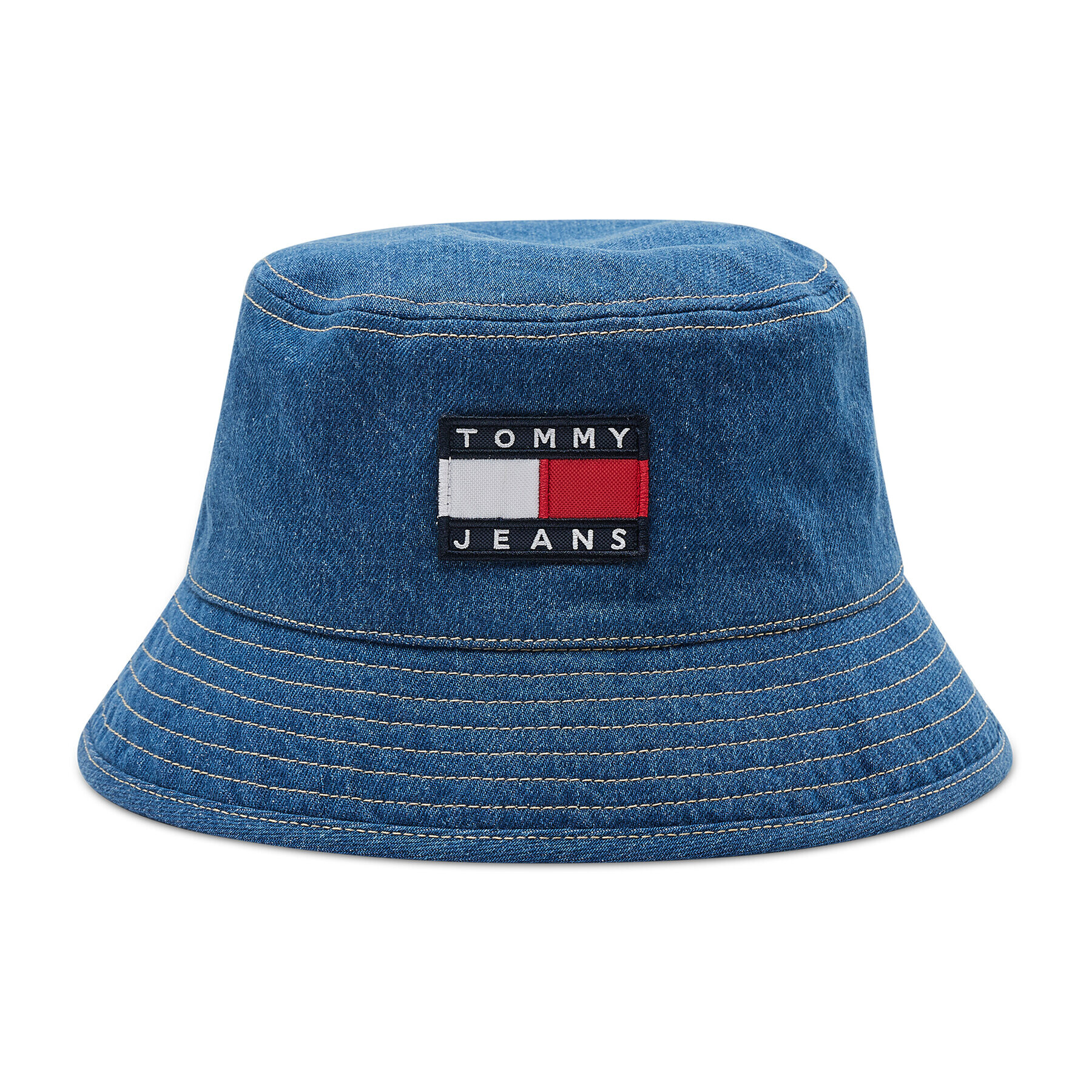 Tommy Jeans Klobouk Denim Bucket AM0AM09584 Modrá - Pepit.cz