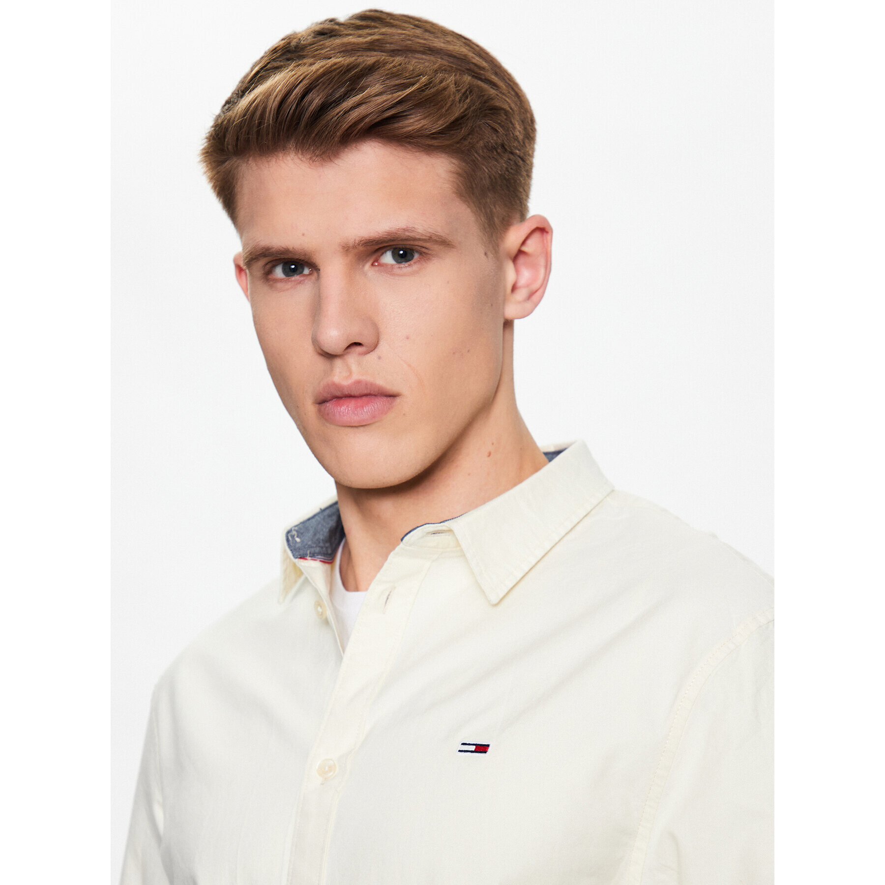 Tommy Jeans Košile Classic Oxford DM0DM15408 Žlutá Classic Fit - Pepit.cz