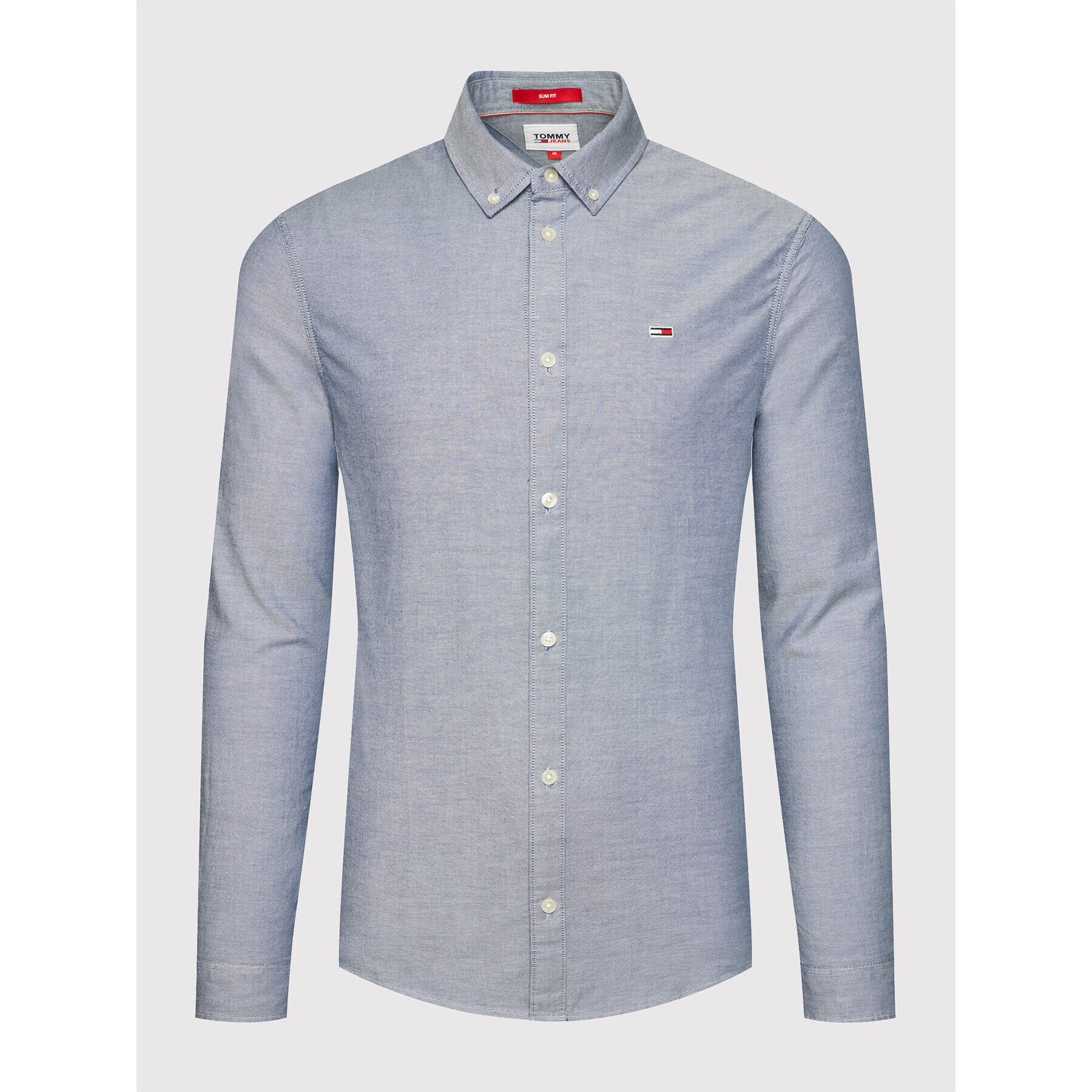 Tommy Jeans Košile Oxford DM0DM09594 Modrá Slim Fit - Pepit.cz