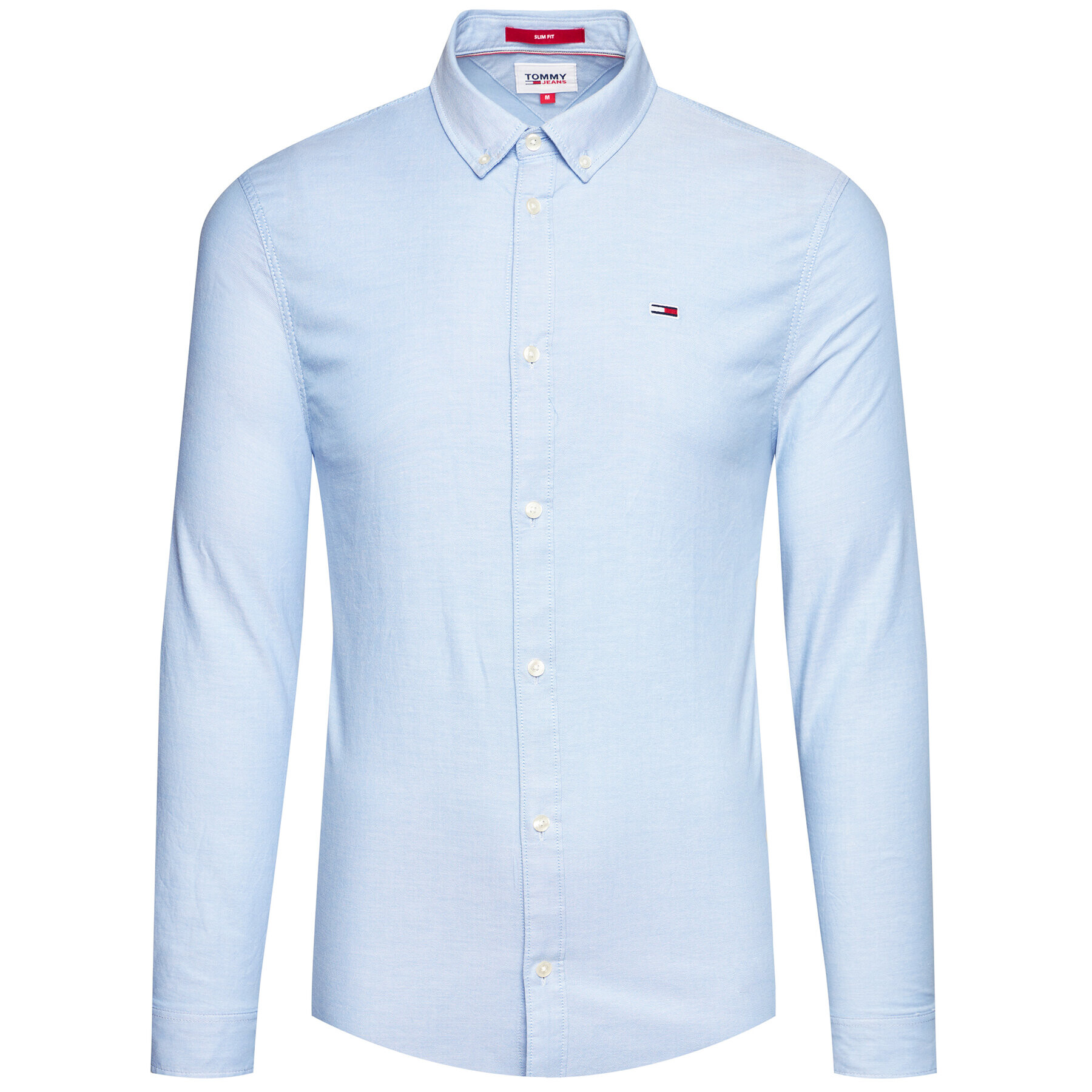 Tommy Jeans Košile Stretch Oxford DM0DM09594 Modrá Slim Fit - Pepit.cz