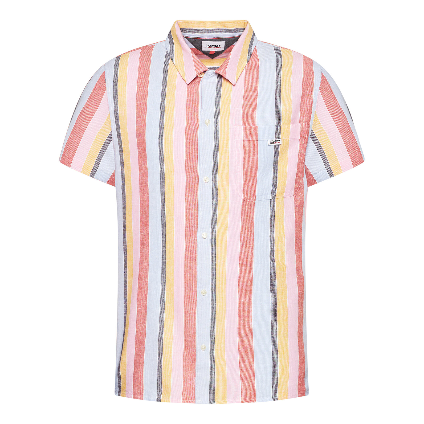 Tommy Jeans Košile Striped Camp DM0DM10145 Barevná Regular Fit - Pepit.cz