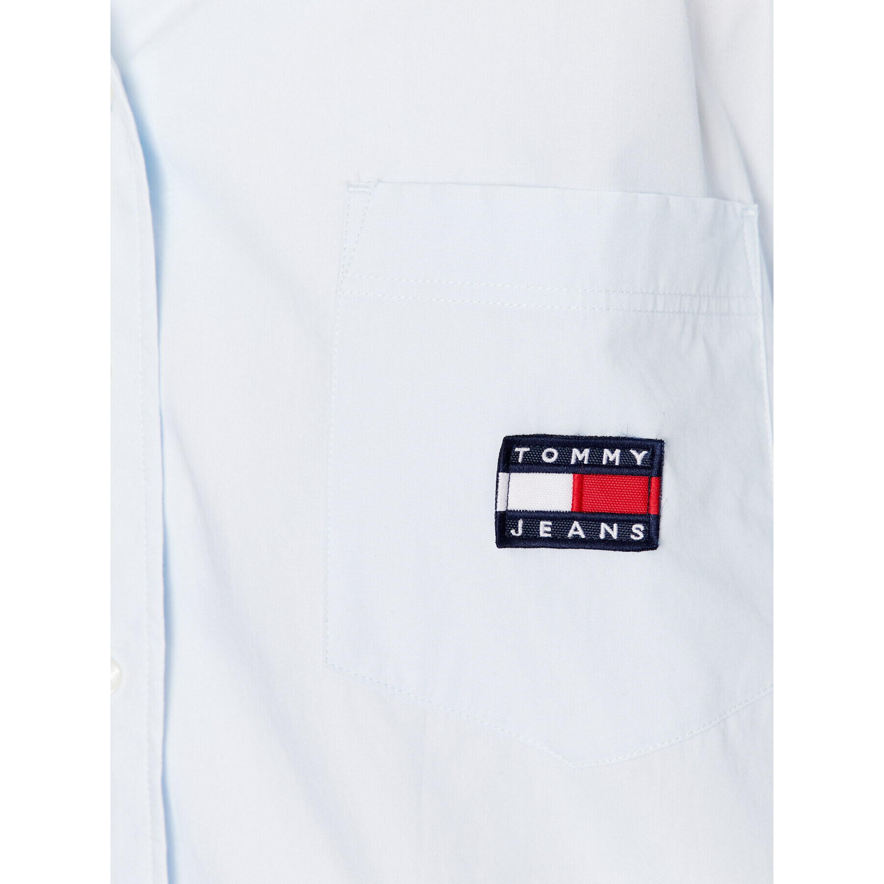 Tommy Jeans Košile Super DW0DW15199 Modrá Oversize - Pepit.cz