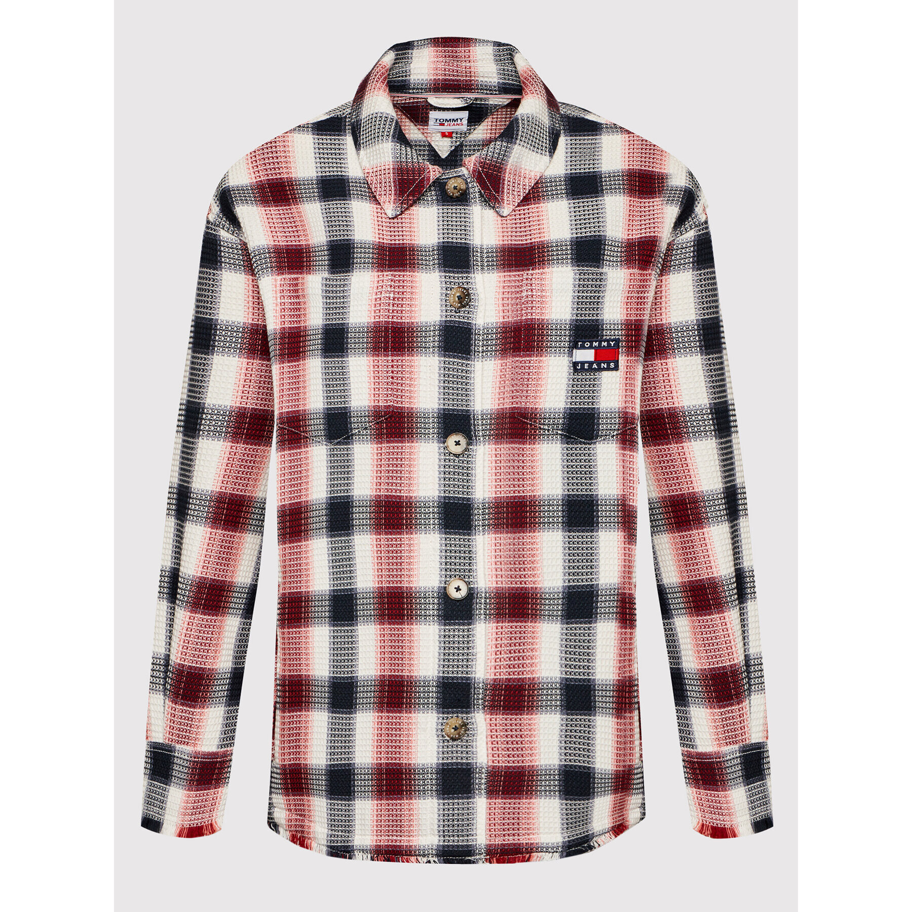 Tommy Jeans Košile Waffle DW0DW11902 Barevná Regular Fit - Pepit.cz