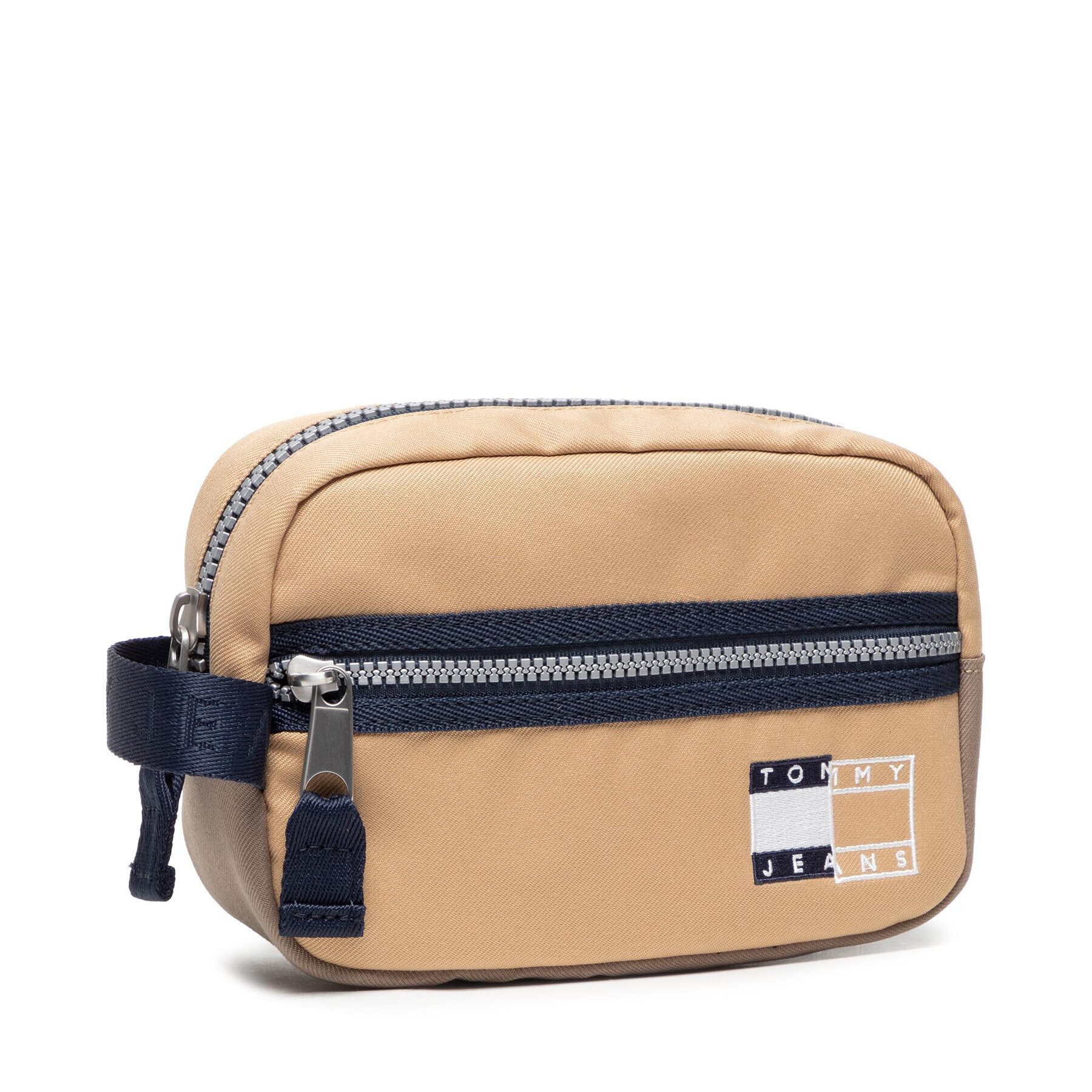 Tommy Jeans Kosmetický kufřík Tjm Heritage Washbag Spliced AM0AM09512 Béžová - Pepit.cz