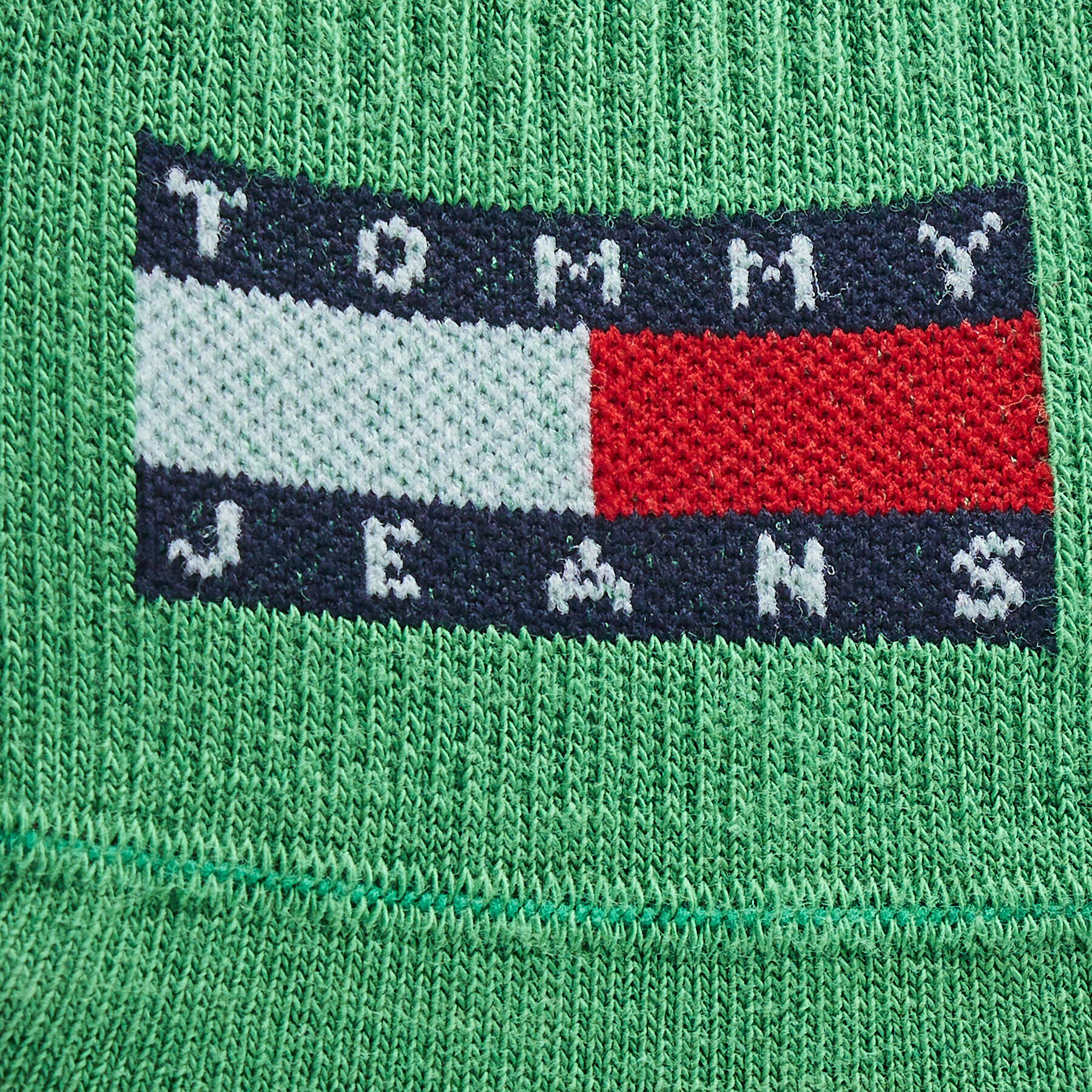 Tommy Jeans Kotníkové ponožky Unisex 701222684 Zelená - Pepit.cz