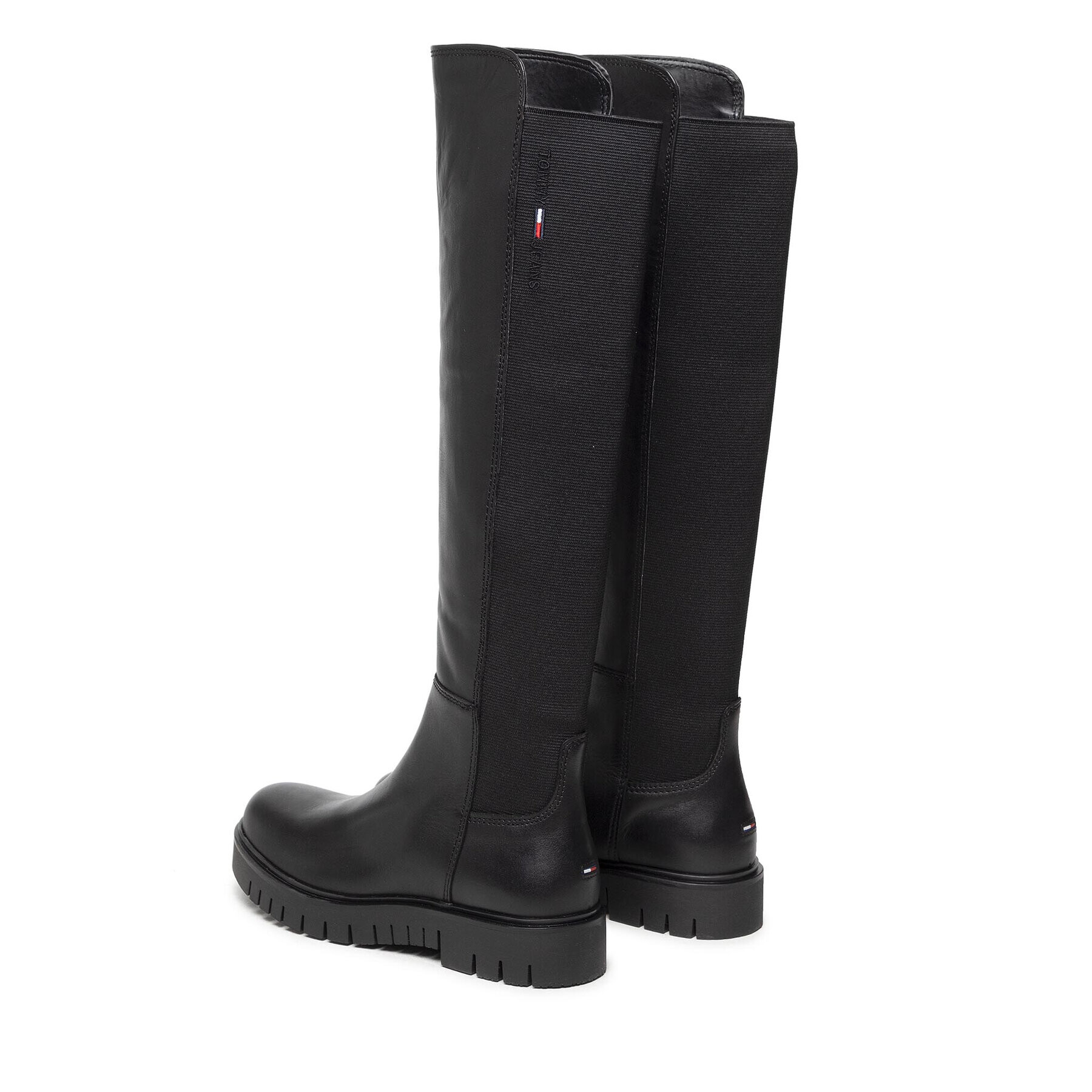 Tommy Jeans Kozačky Essrentiales Longboot EN0EN01549 Černá - Pepit.cz