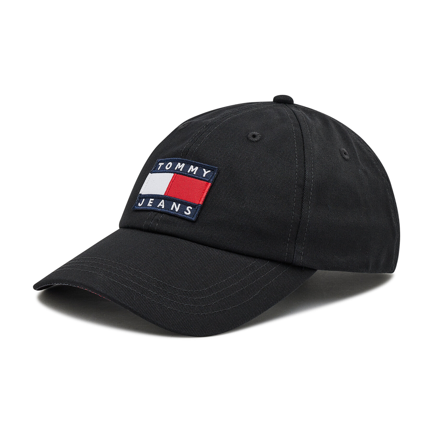 Tommy Jeans Kšiltovka Heritage Cap Print AM0AM07532 Černá - Pepit.cz