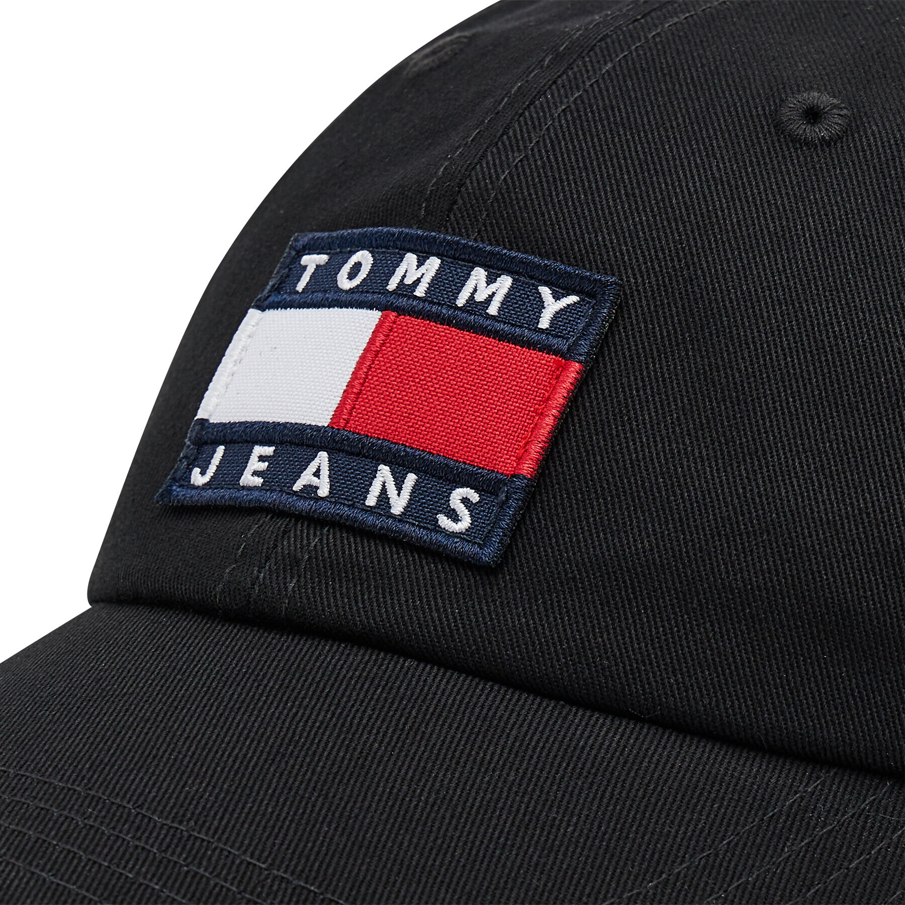 Tommy Jeans Kšiltovka Heritage Cap Print AM0AM07532 Černá - Pepit.cz