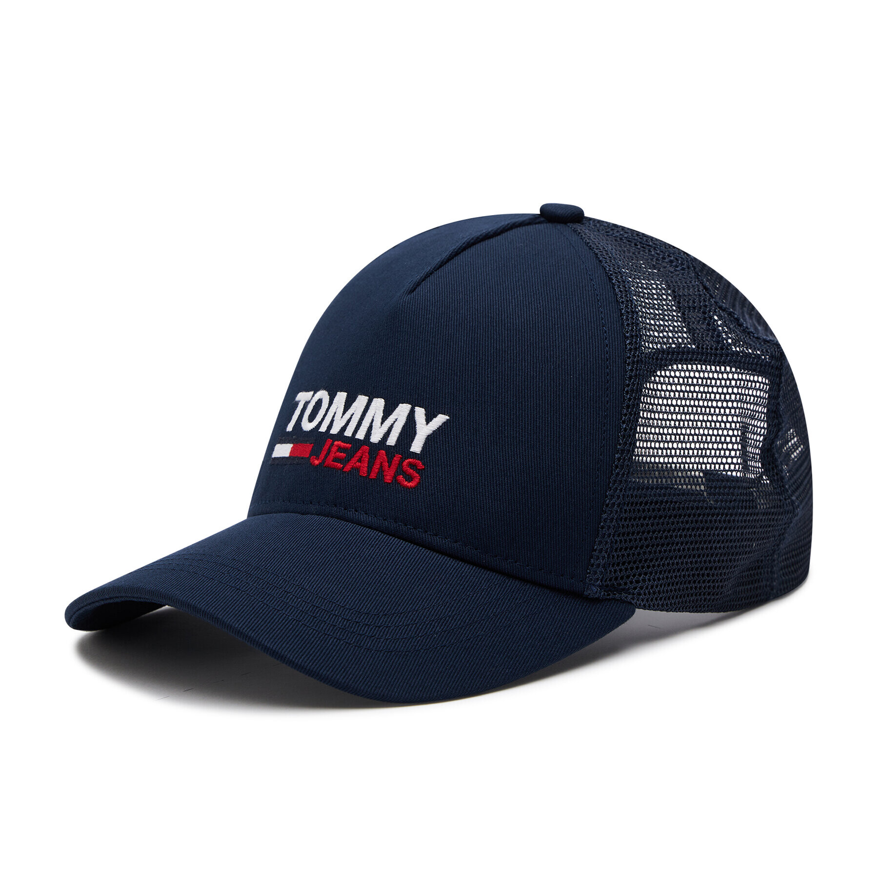 Tommy Jeans Kšiltovka Tjm Flag Trucker AM0AM07172 Tmavomodrá - Pepit.cz