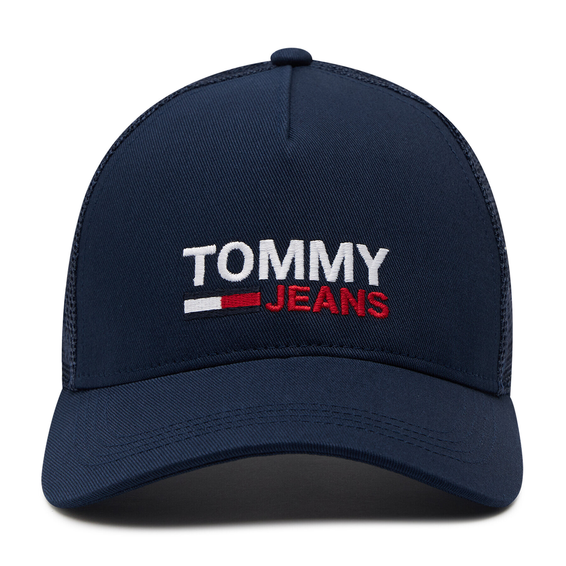 Tommy Jeans Kšiltovka Tjm Flag Trucker AM0AM07172 Tmavomodrá - Pepit.cz