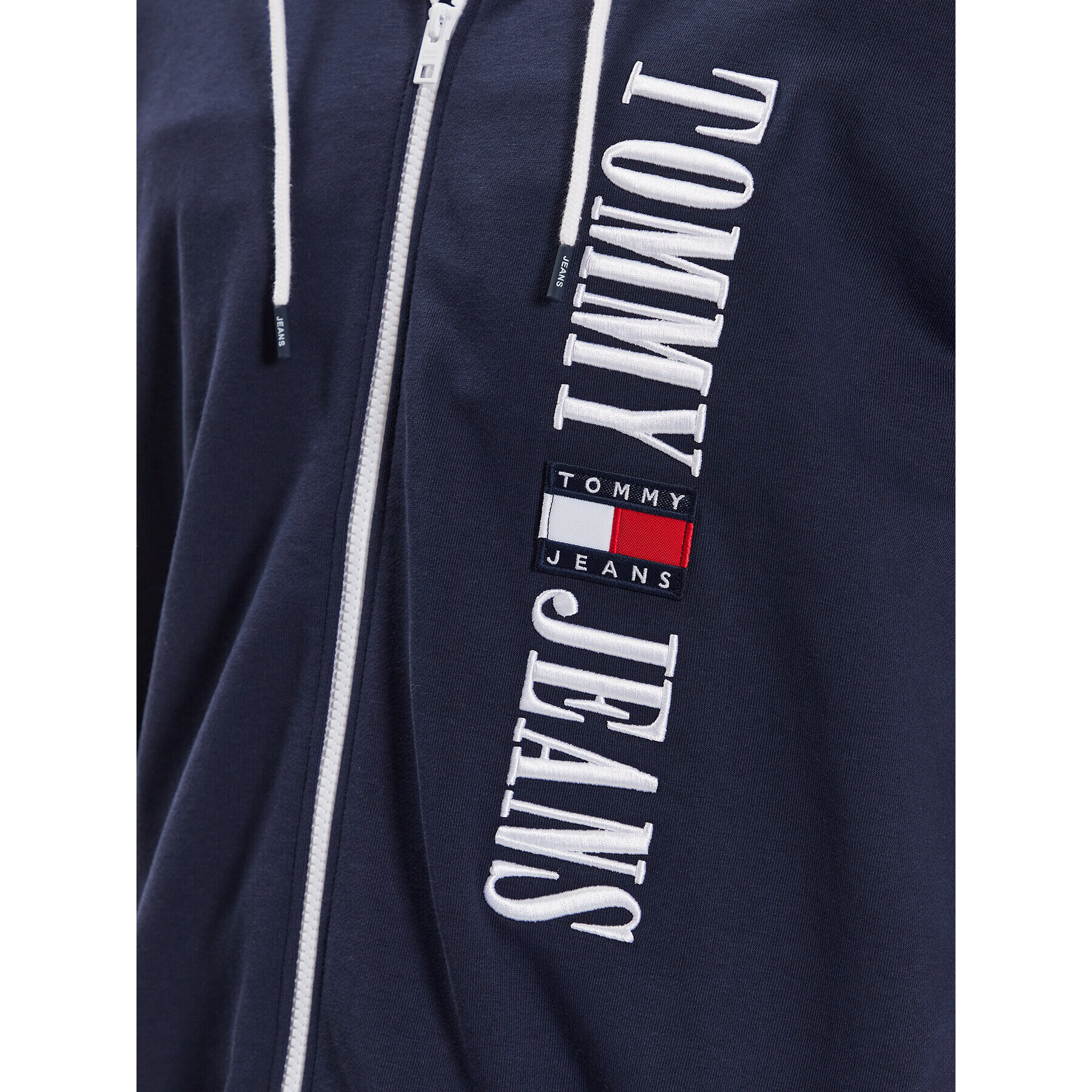 Tommy Jeans Mikina Archive DM0DM16374 Tmavomodrá Oversize - Pepit.cz