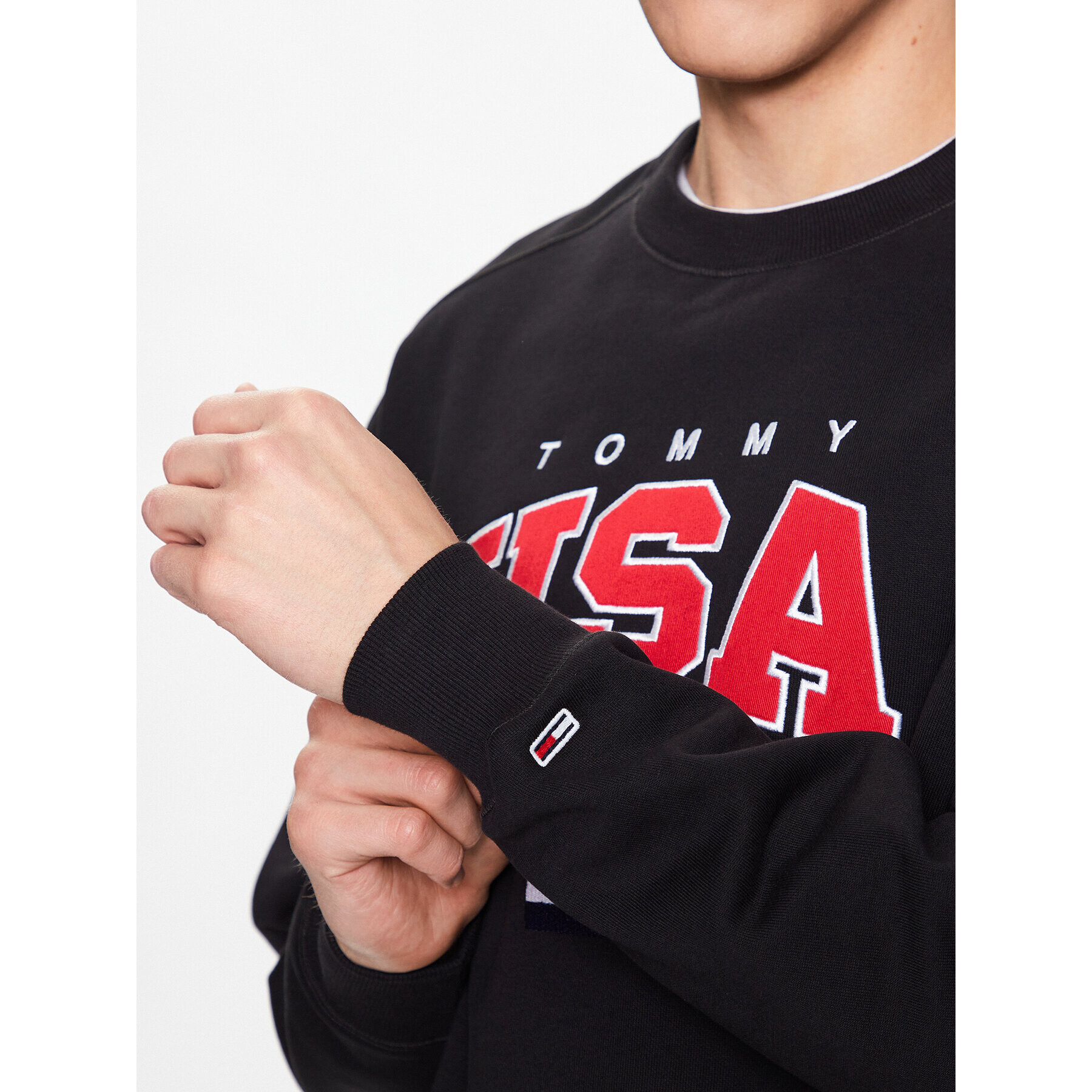 Tommy Jeans Mikina Boxy Modern DM0DM16362 Černá Regular Fit - Pepit.cz