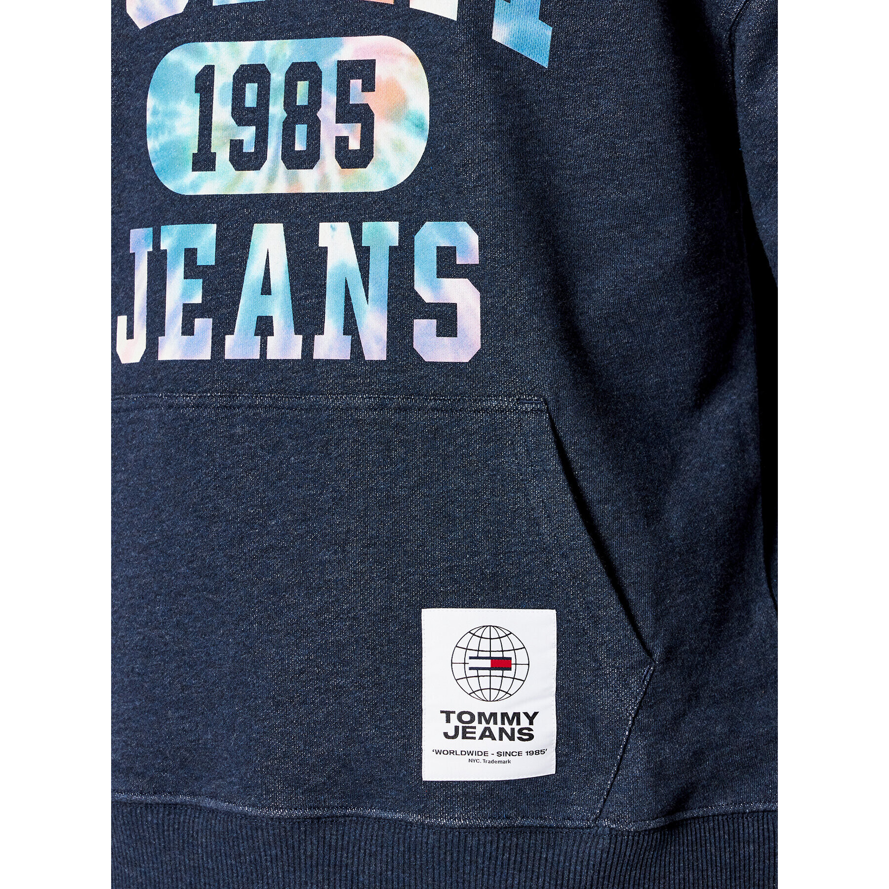 Tommy Jeans Mikina College DM0DM12350 Tmavomodrá Regular Fit - Pepit.cz