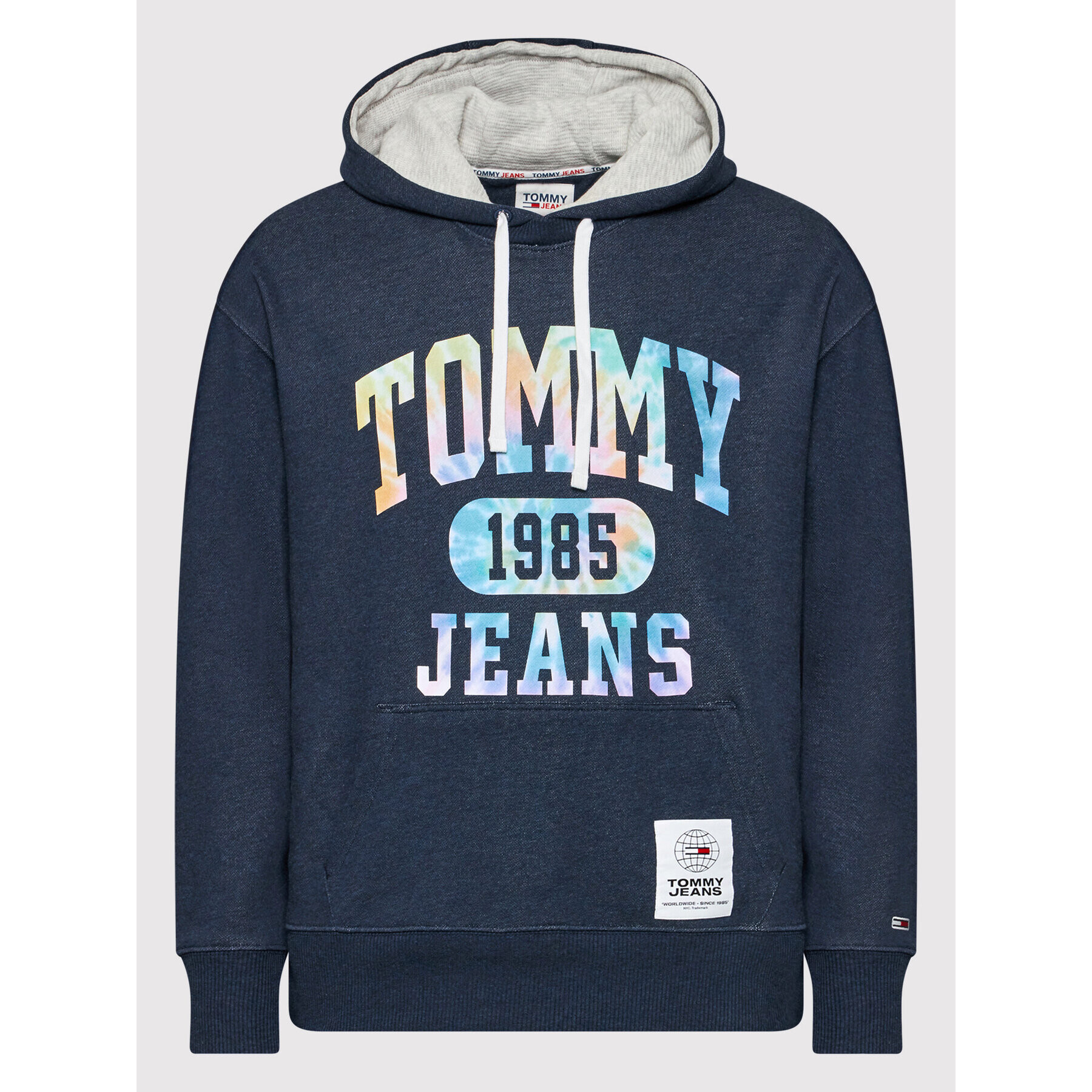 Tommy Jeans Mikina College DM0DM12350 Tmavomodrá Regular Fit - Pepit.cz