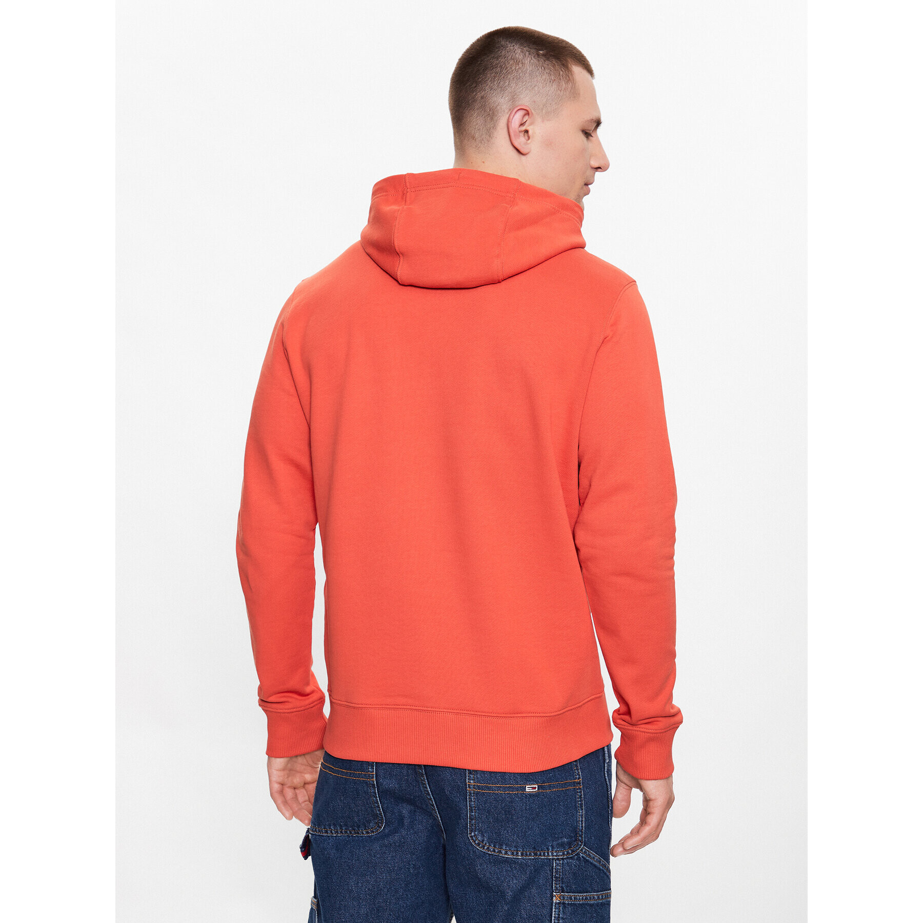 Tommy Jeans Mikina DM0DM16792 Oranžová Regular Fit - Pepit.cz