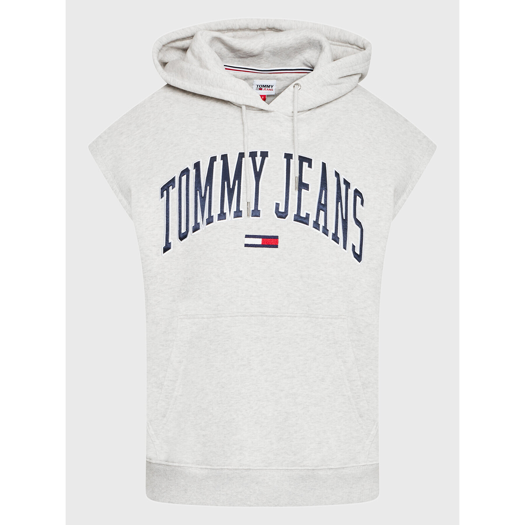 Tommy Jeans Mikina DW0DW14343 Šedá Oversize - Pepit.cz