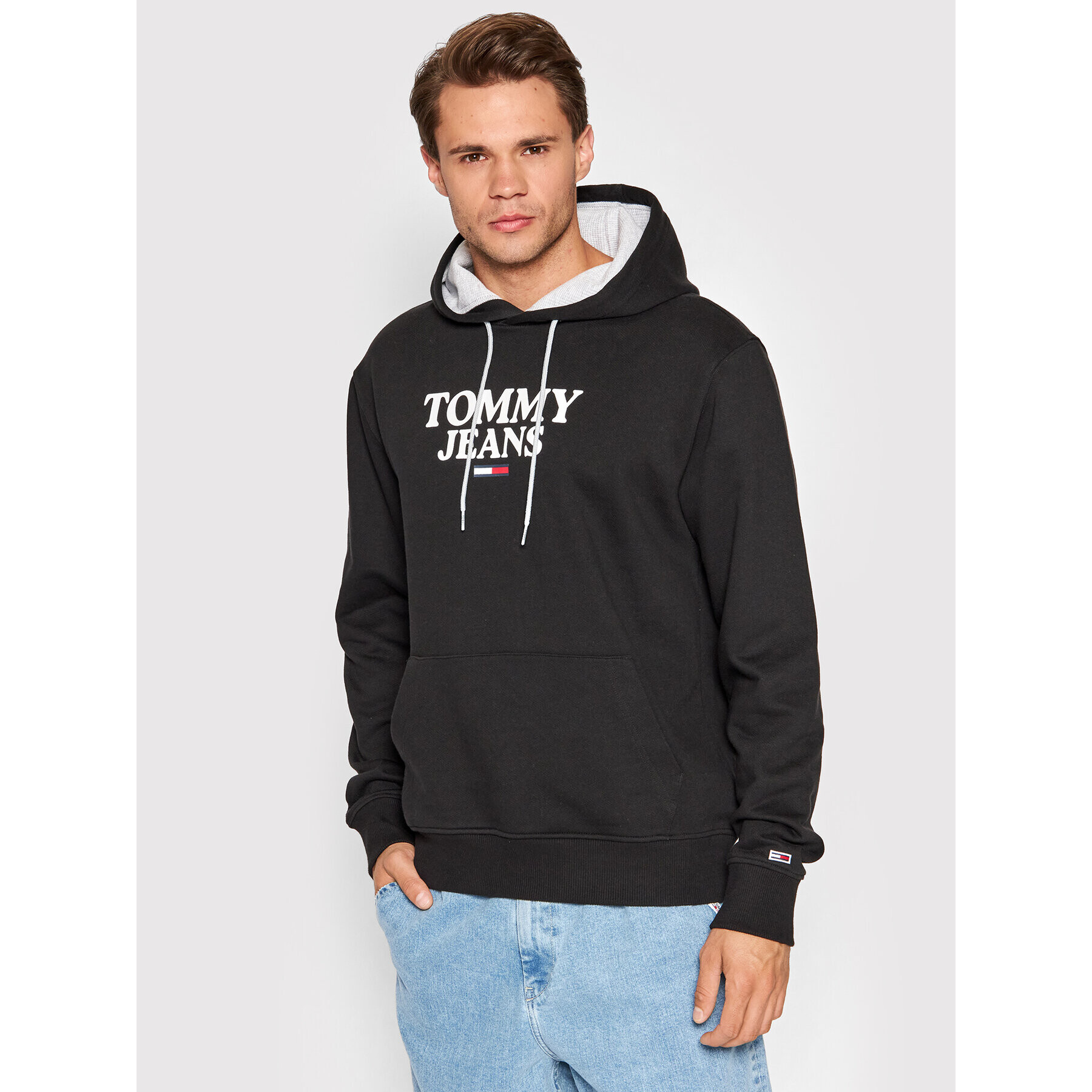 Tommy Jeans Mikina Entry DM0DM12941 Černá Regular Fit - Pepit.cz