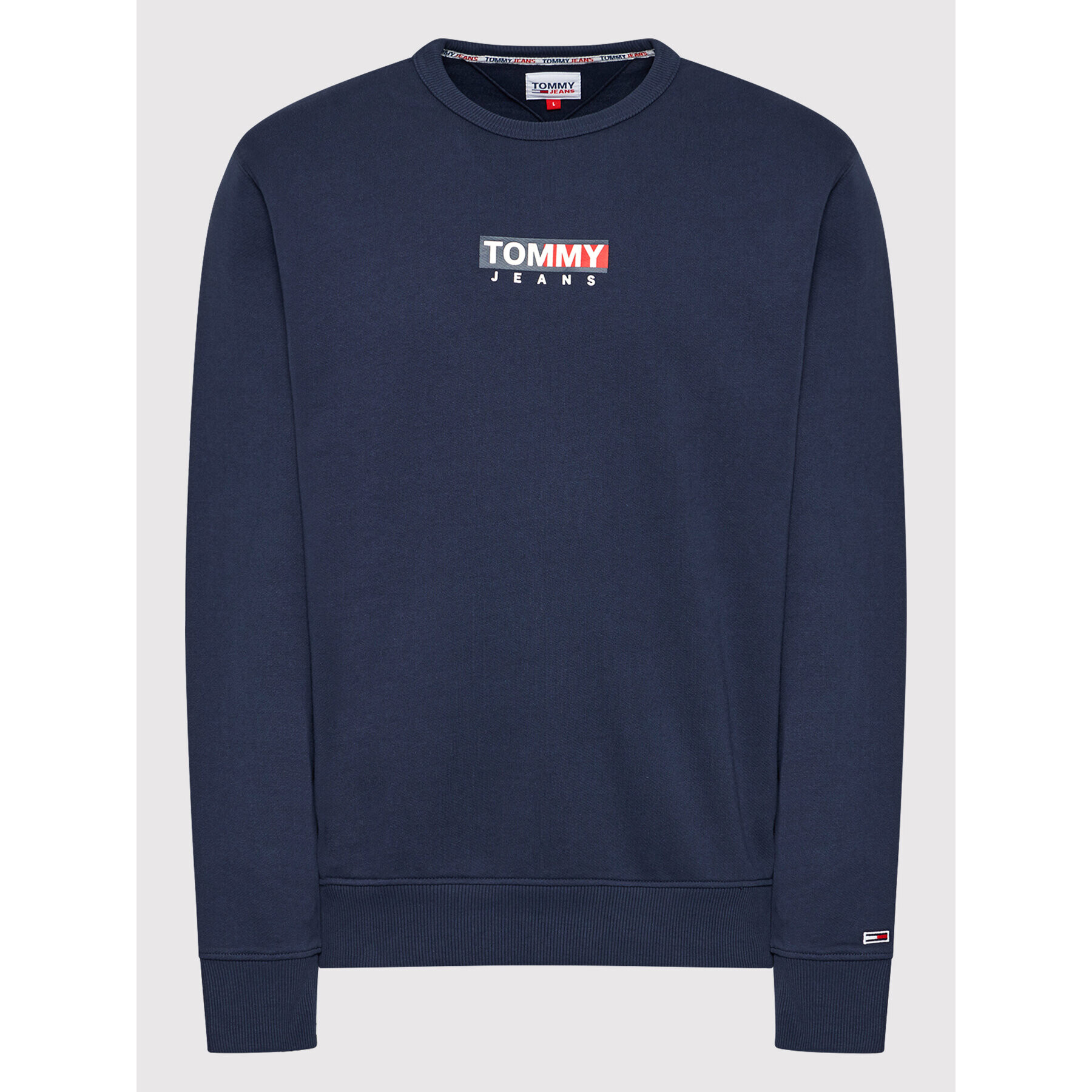 Tommy Jeans Mikina Entry Graphic DM0DM11627 Tmavomodrá Regular Fit - Pepit.cz