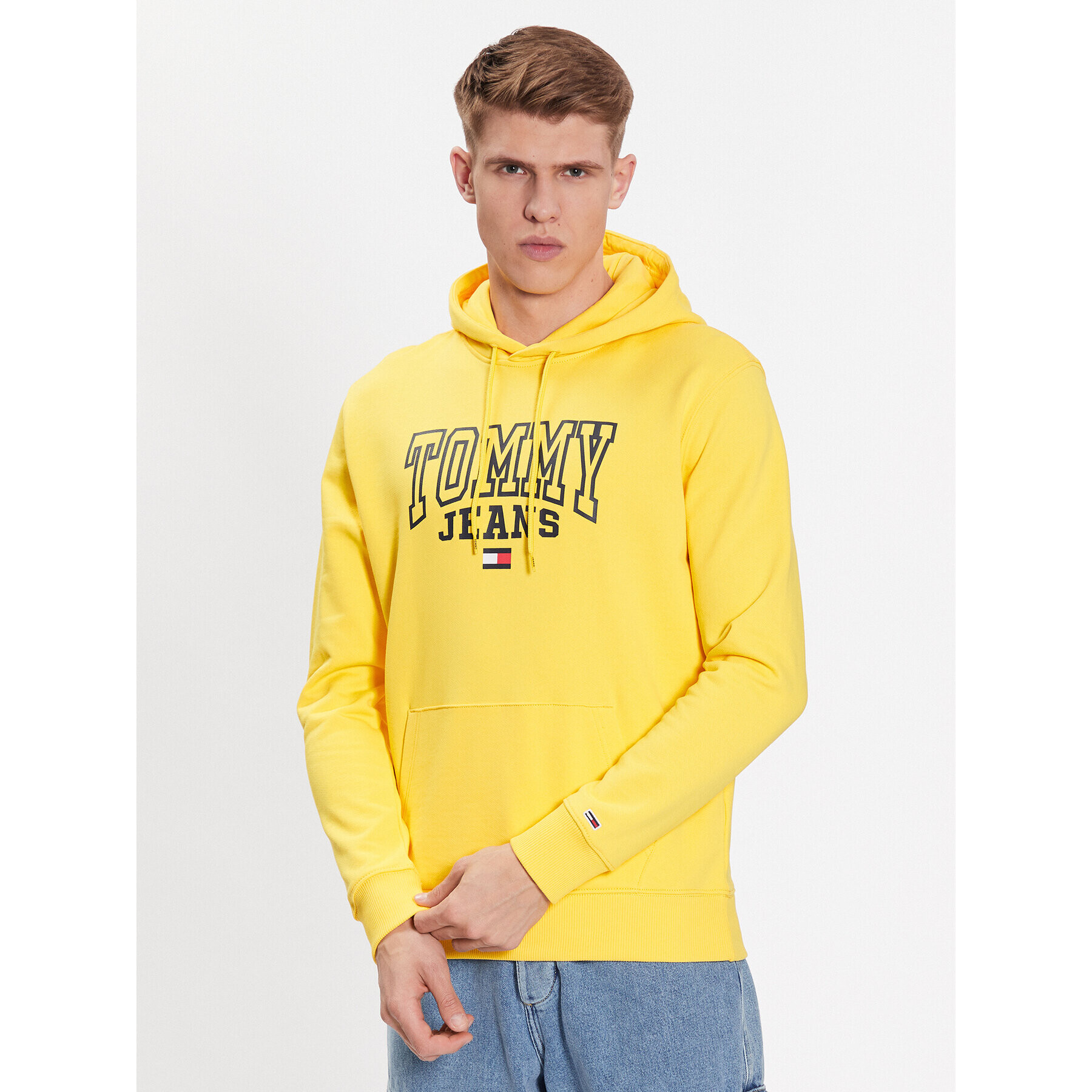 Tommy Jeans Mikina Entry Graphic DM0DM16792 Žlutá Regular Fit - Pepit.cz