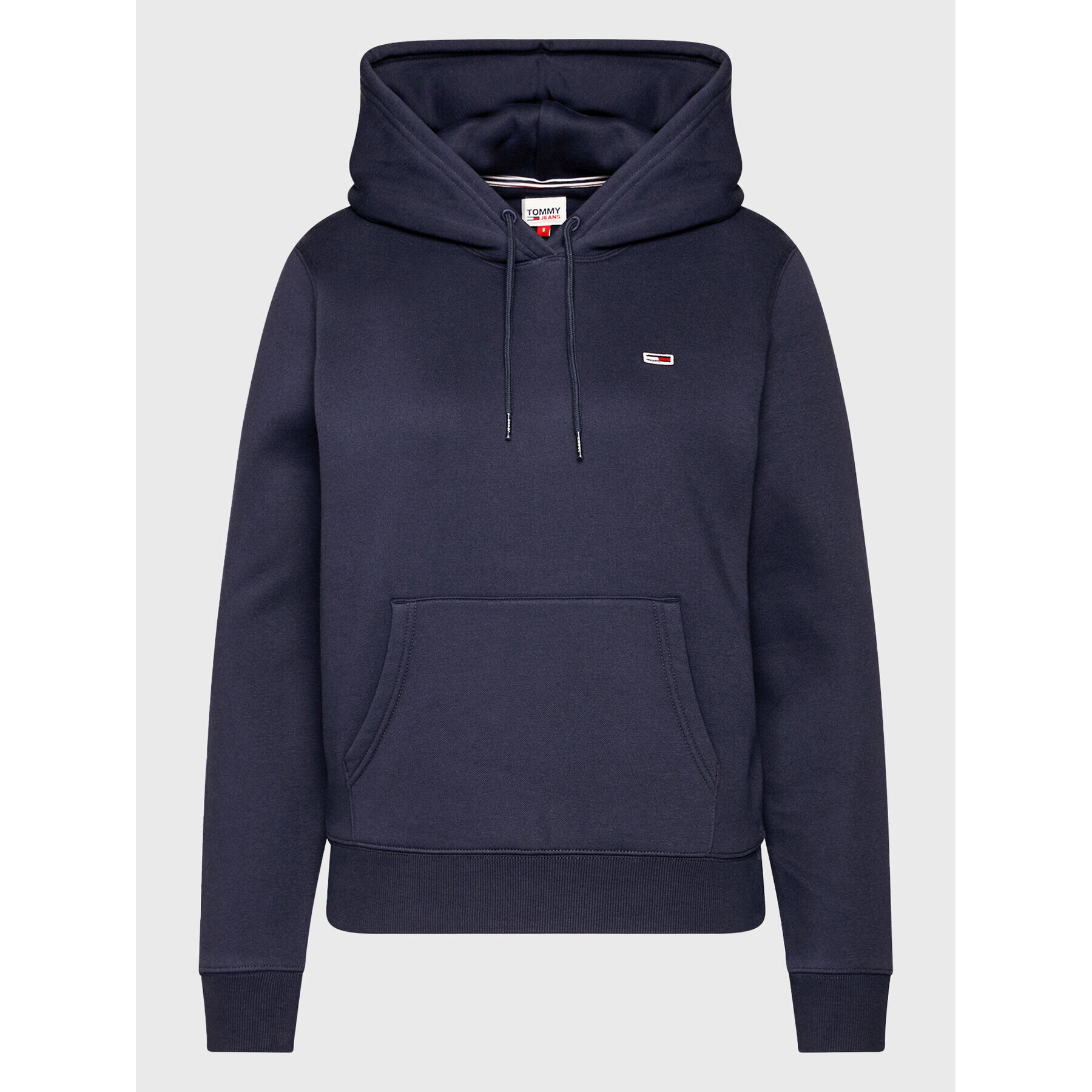 Tommy Jeans Mikina Fleece Hoodie DW0DW09228 Tmavomodrá Regular Fit - Pepit.cz