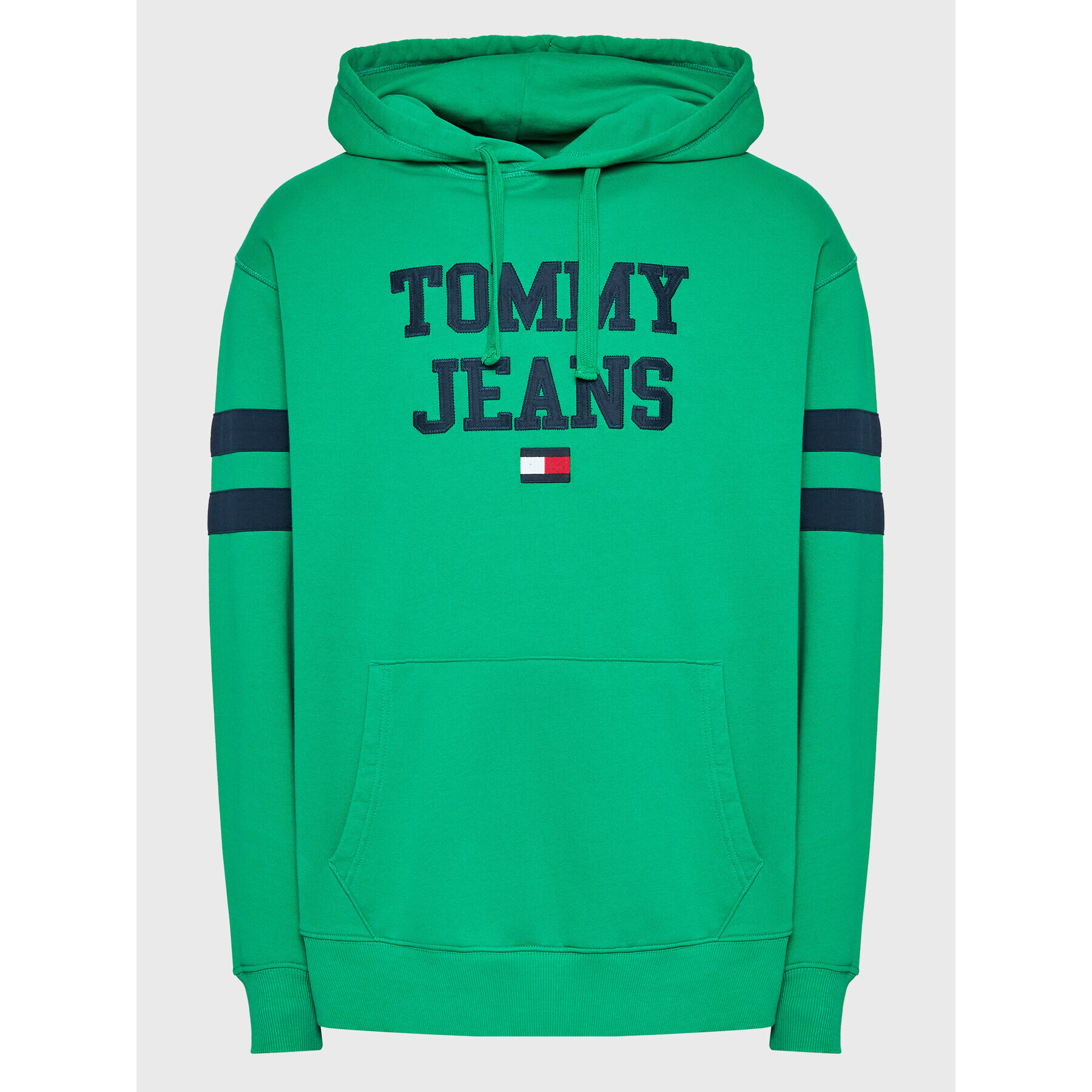 Tommy Jeans Mikina Graphic DM0DM14944 Zelená Regular Fit - Pepit.cz