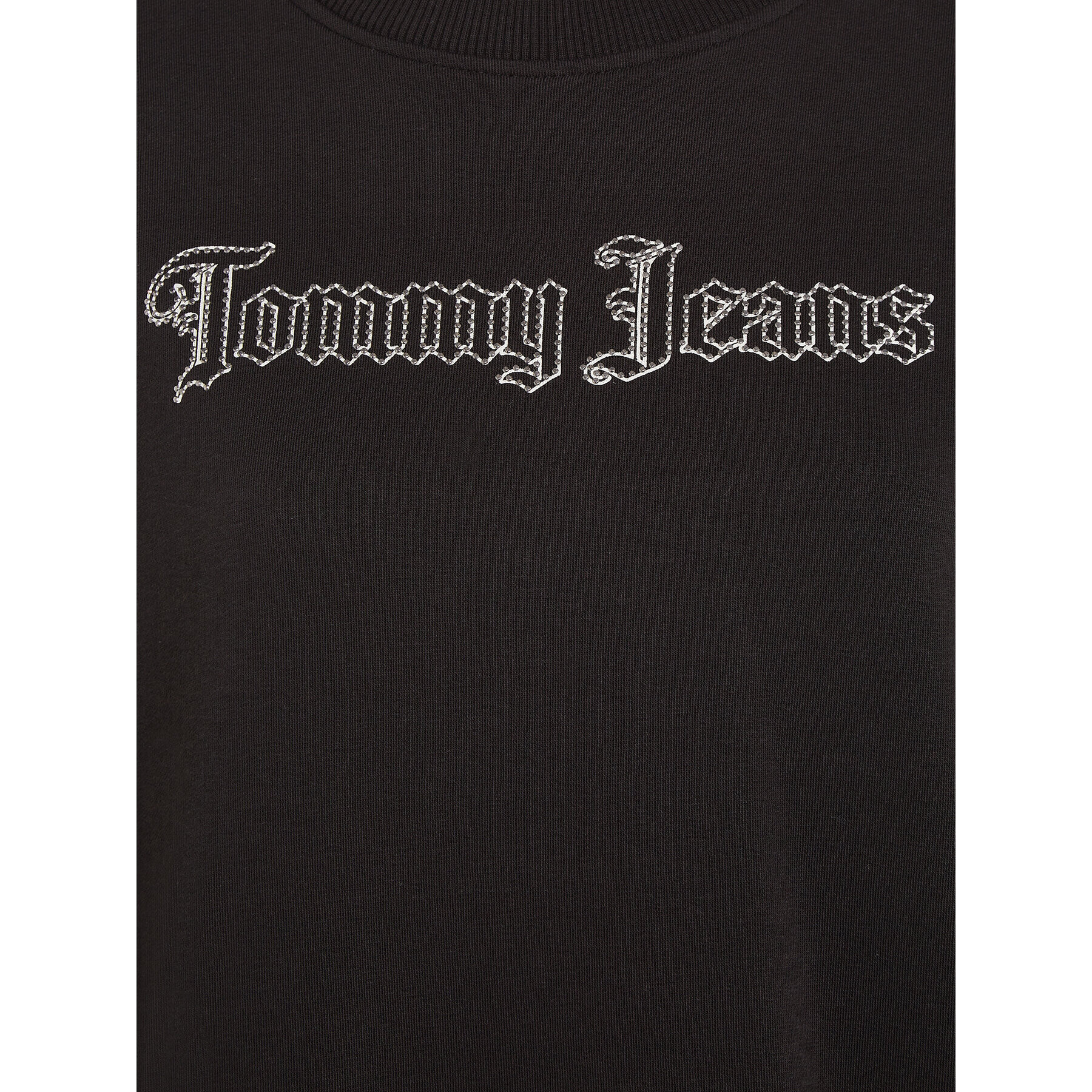 Tommy Jeans Mikina Grunge DW0DW16401 Černá Relaxed Fit - Pepit.cz