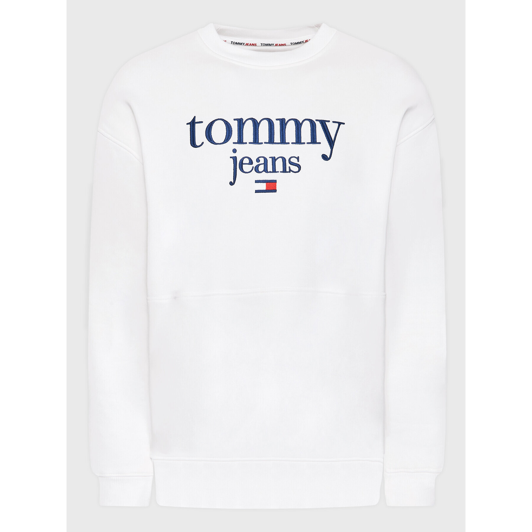 Tommy Jeans Mikina Modern Corp DM0DM15029 Bílá Regular Fit - Pepit.cz