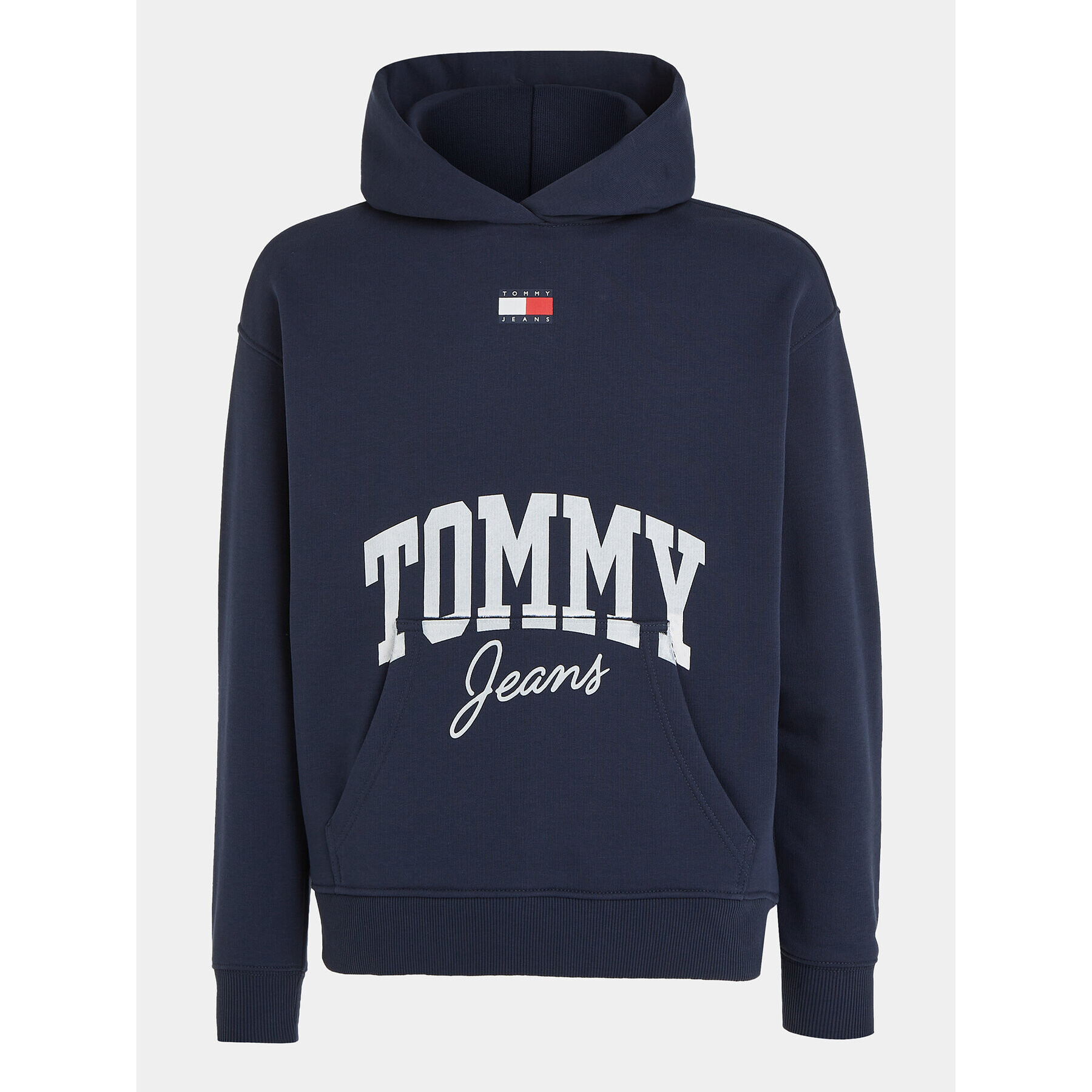 Tommy Jeans Mikina New Varsity DW0DW16399 Tmavomodrá Oversize - Pepit.cz