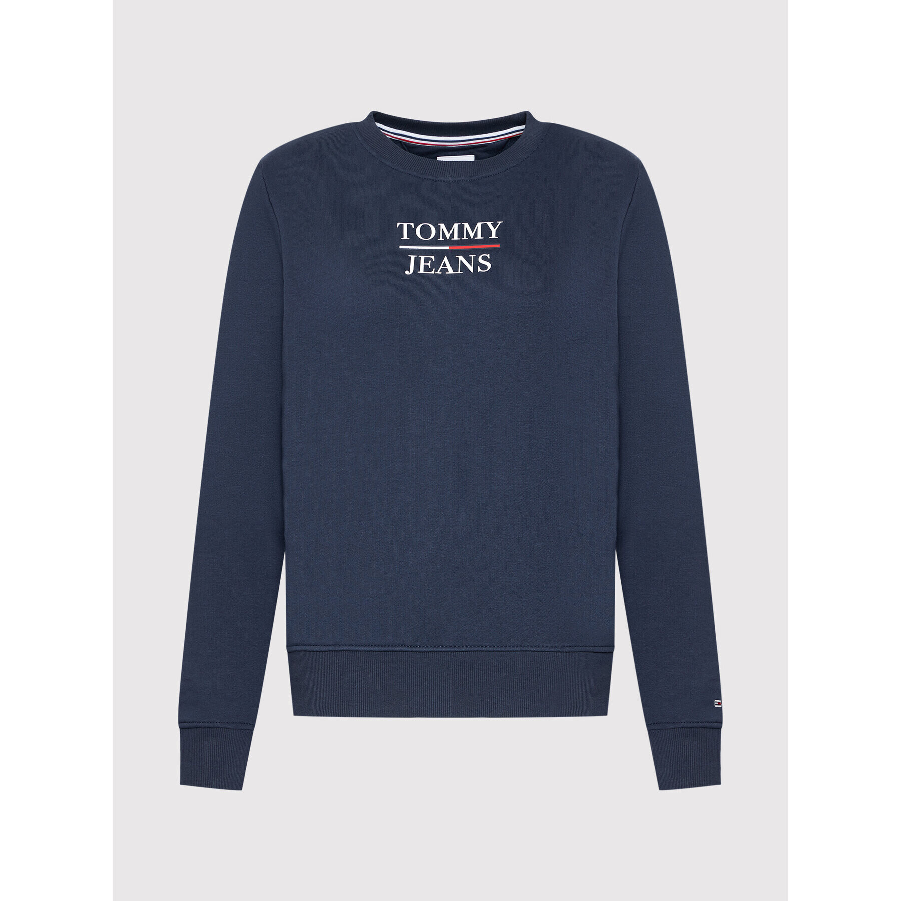 Tommy Jeans Mikina Terry lLogo DW0DW09663 Tmavomodrá Regular Fit - Pepit.cz