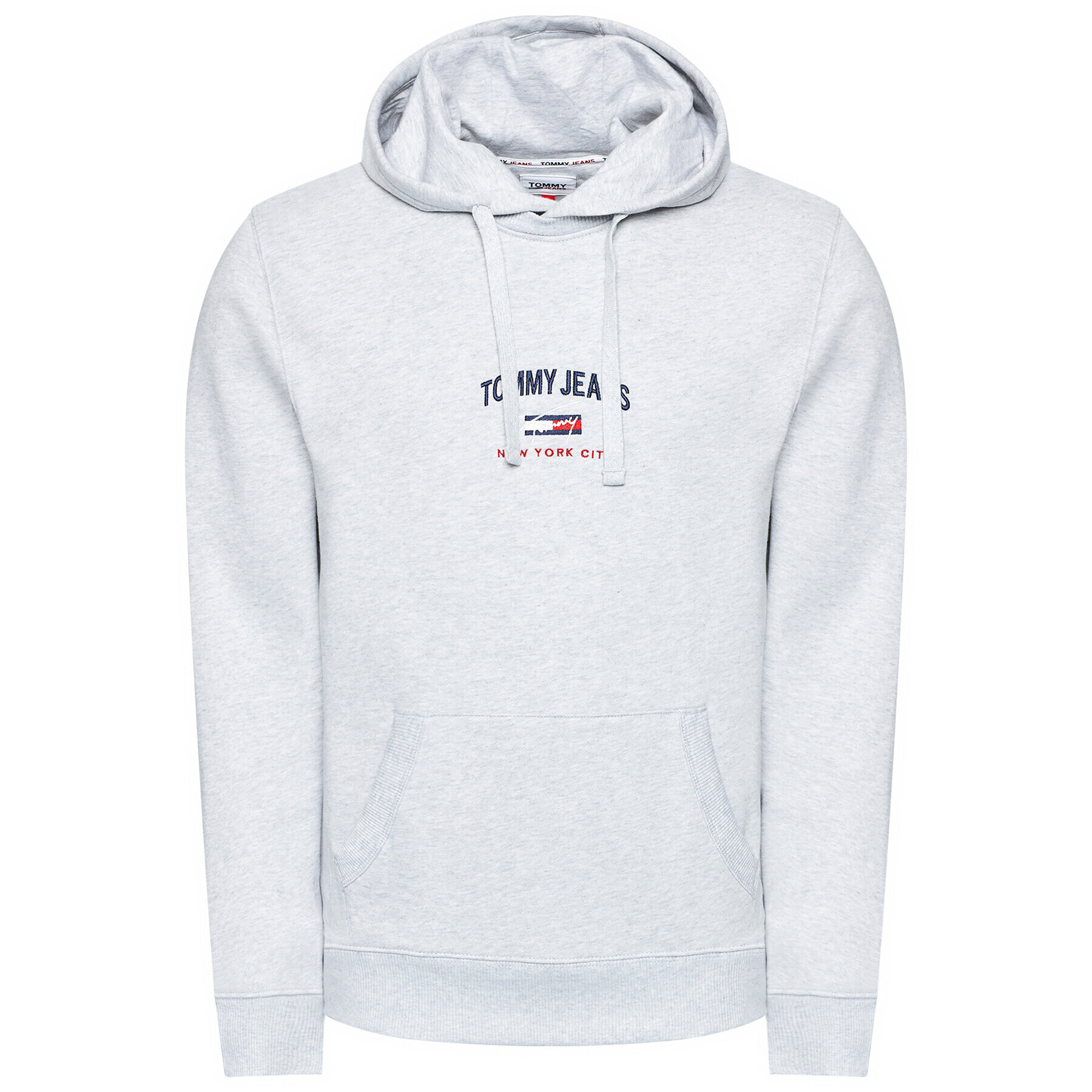 Tommy Jeans Mikina Timeless DM0DM10208 Šedá Regular Fit - Pepit.cz