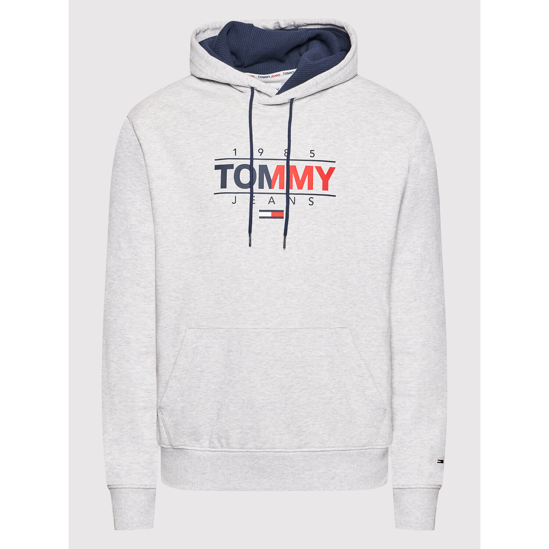 Tommy Jeans Mikina Tjm Essential Graphic DM0DM11630 Šedá Regular Fit - Pepit.cz