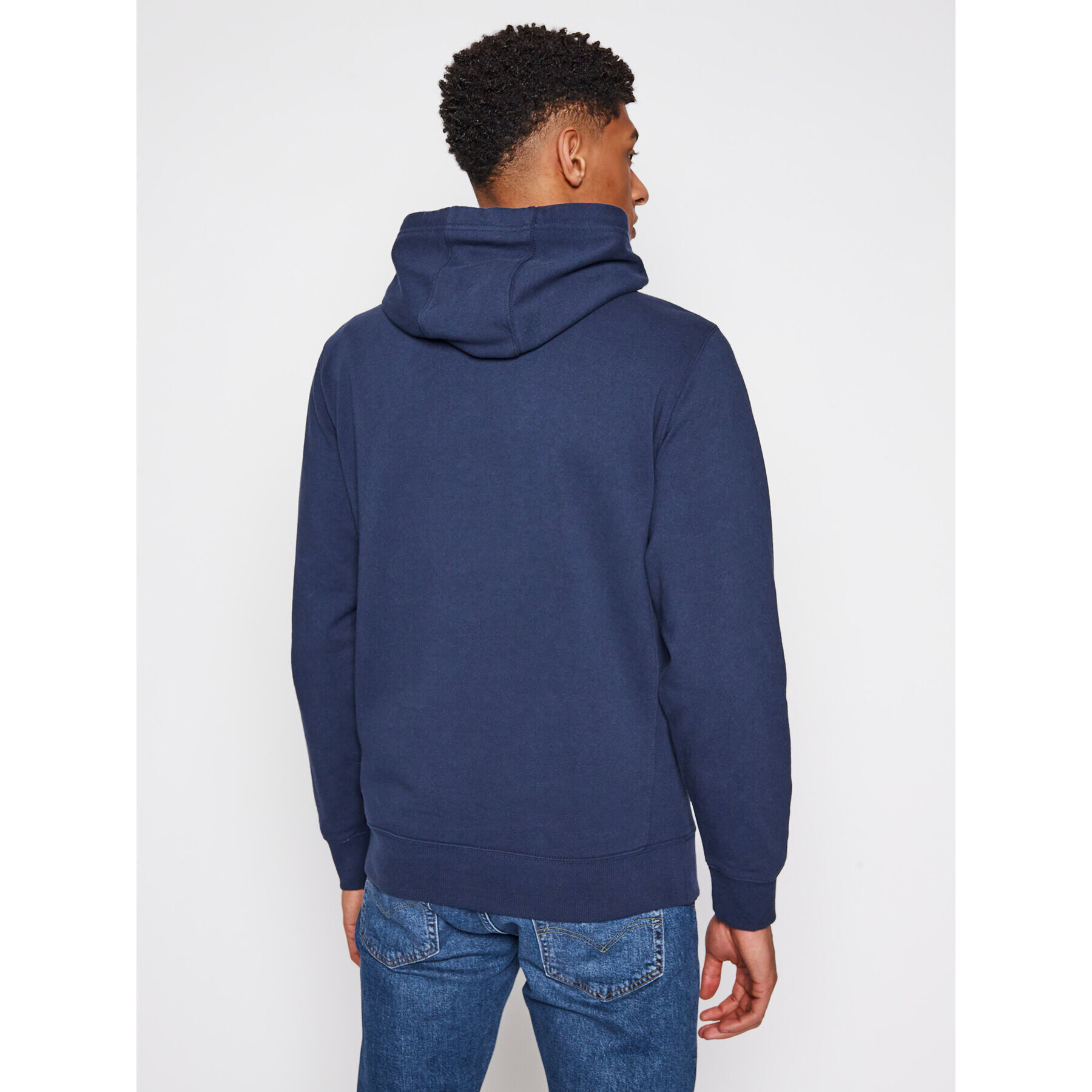 Tommy Jeans Mikina Tjm Timeless Tommy Hoodie 1 DM0DM10208 Tmavomodrá Regular Fit - Pepit.cz