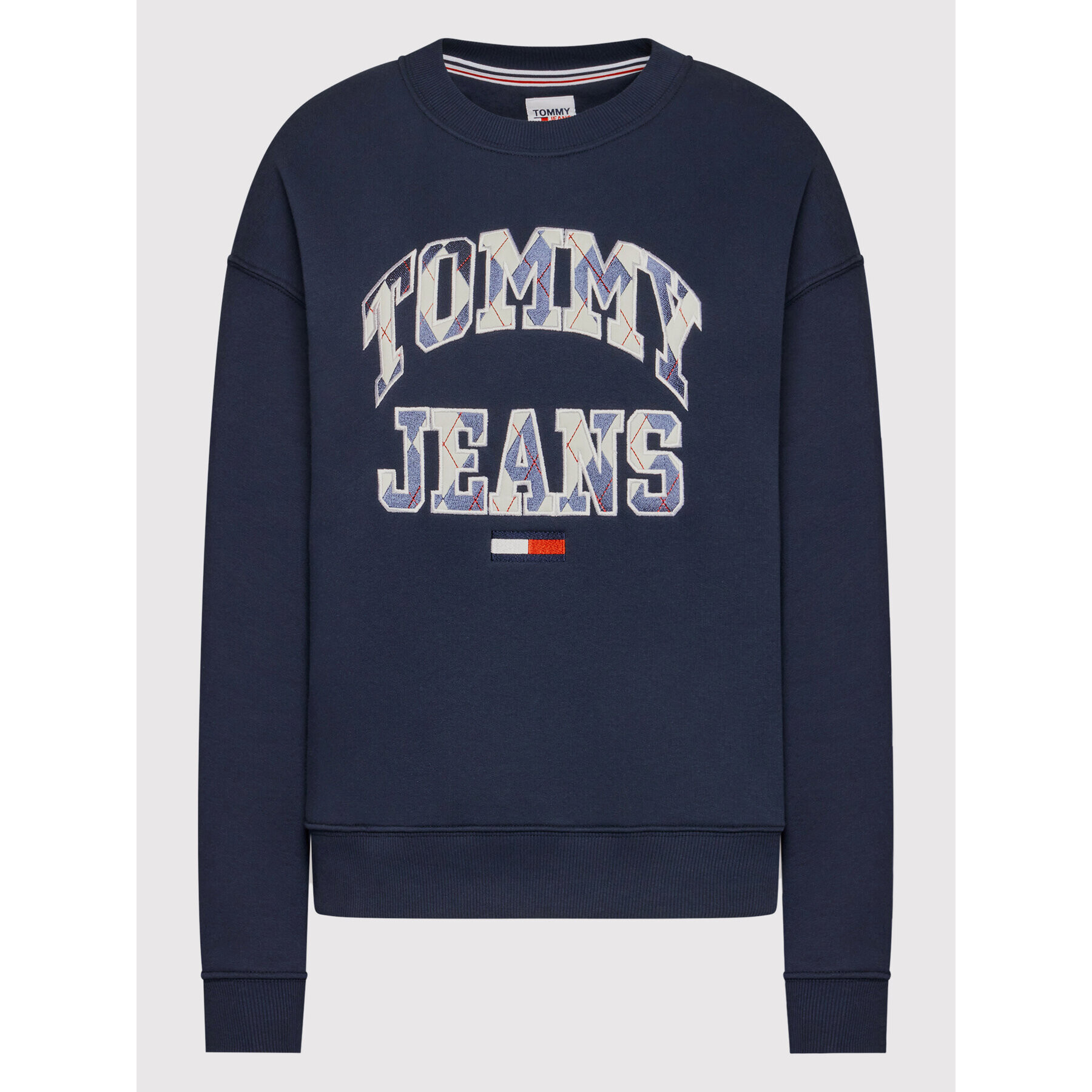 Tommy Jeans Mikina Tjw College DW0DW11829 Tmavomodrá Regular Fit - Pepit.cz