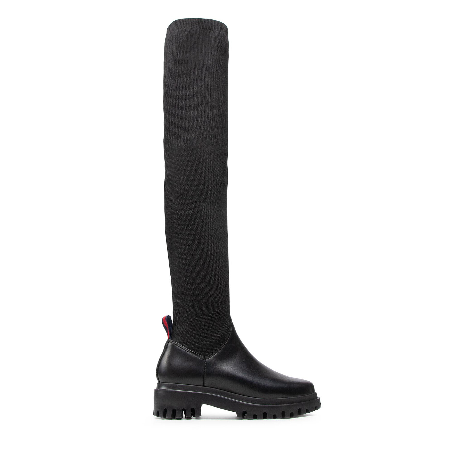 Tommy Jeans Mušketýrky Over The Knee Substainable Boot EN0EN01637 Černá - Pepit.cz