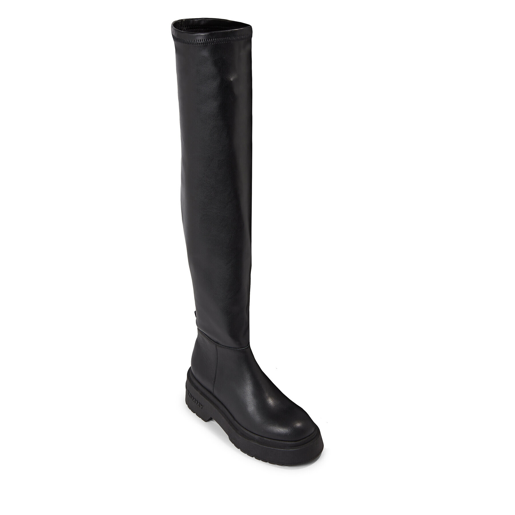 Tommy Jeans Mušketýrky Tjw Over The Knee Boots EN0EN02254 Černá - Pepit.cz