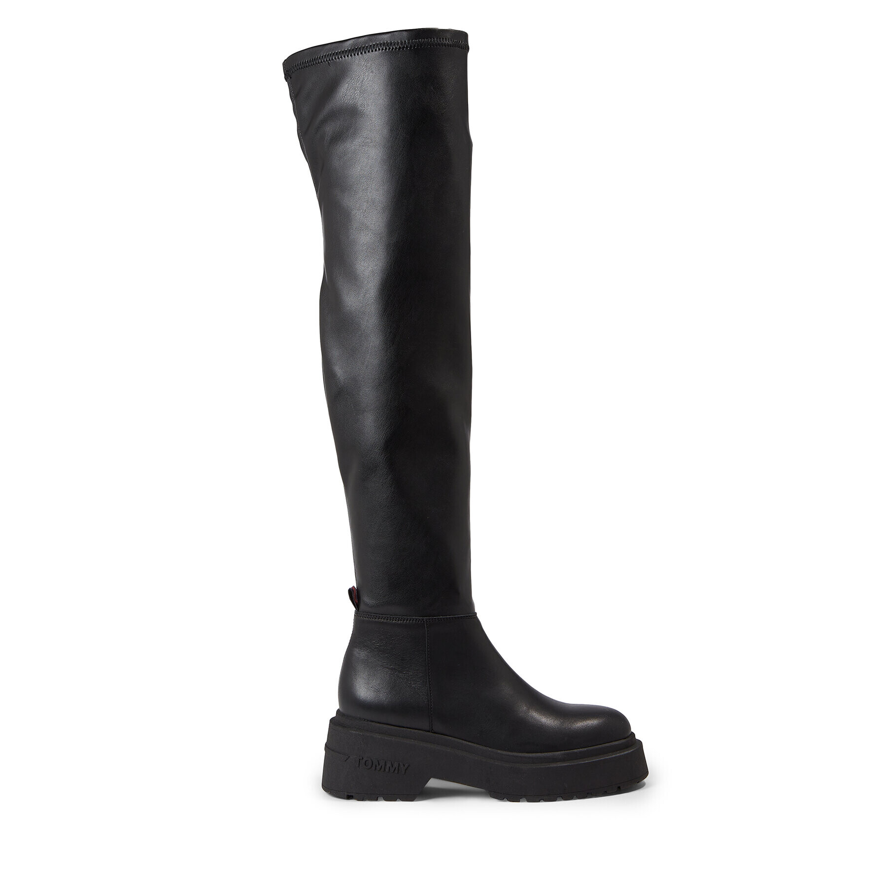 Tommy Jeans Mušketýrky Tjw Over The Knee Boots EN0EN02254 Černá - Pepit.cz